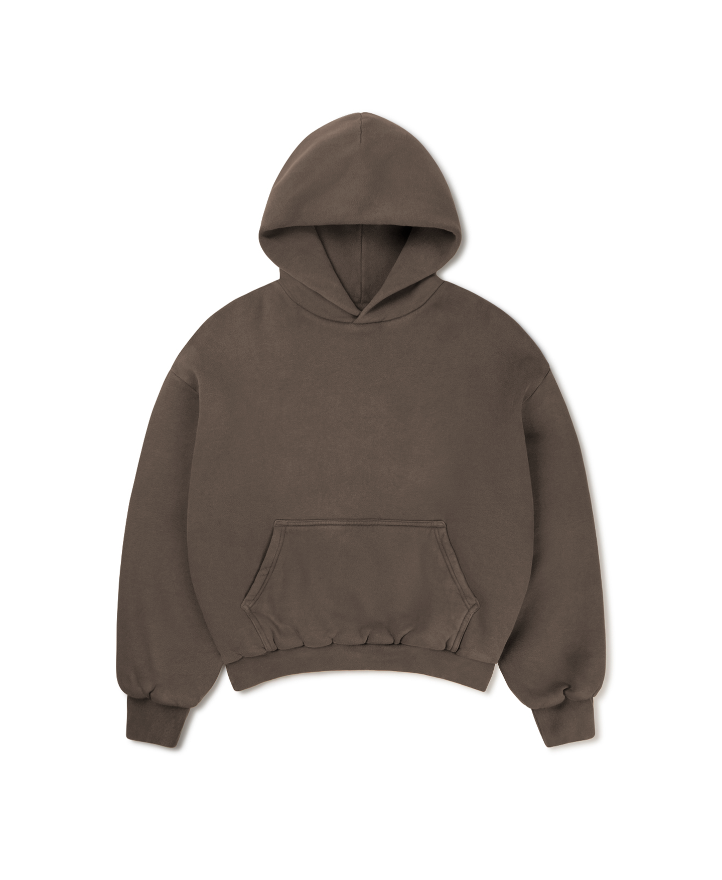 1000 GSM 'Mocha Brown' Double Hoodie