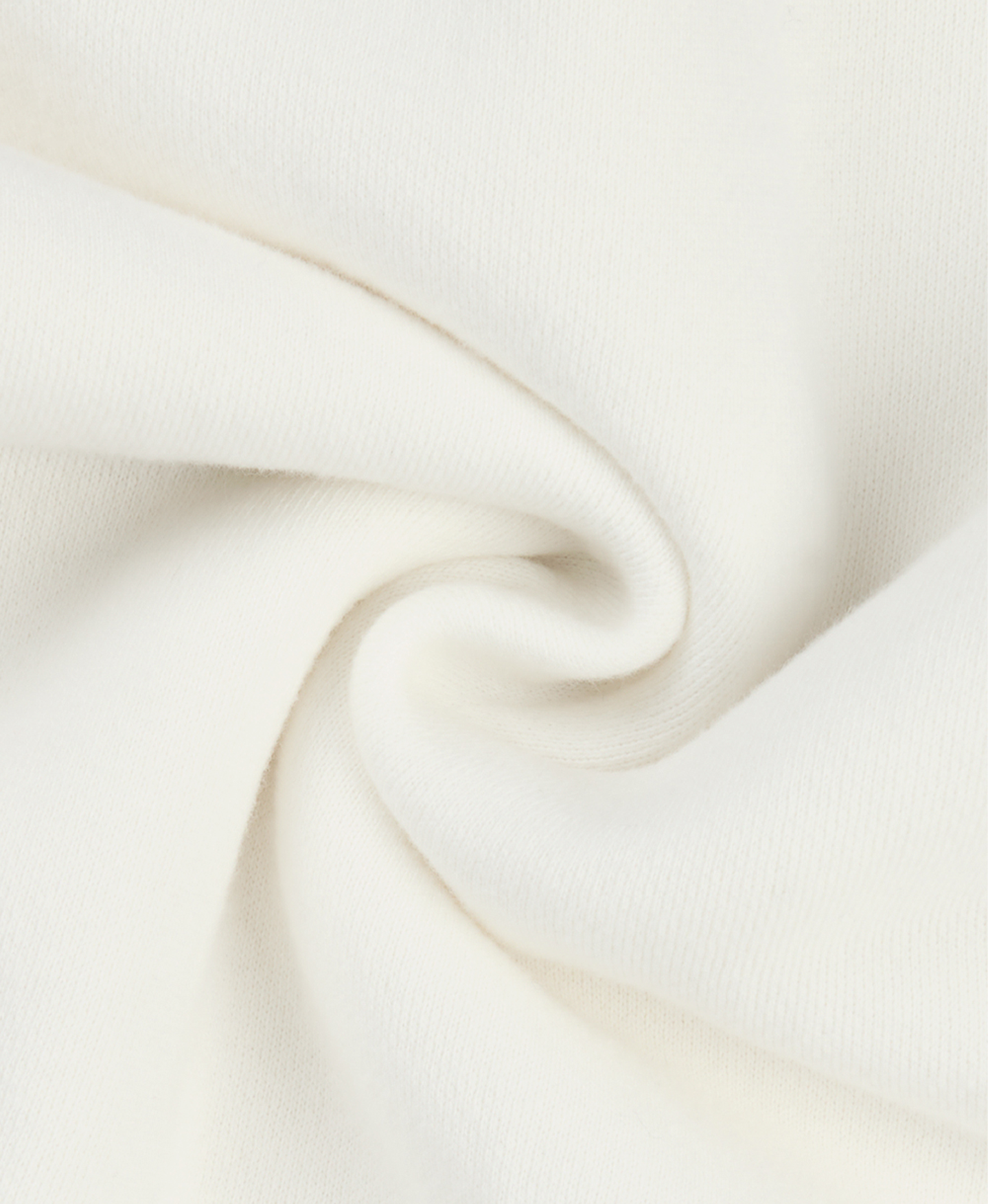 450 GSM 'Bone White' Zipper