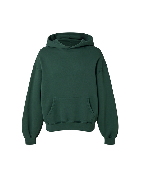 450 GSM 'British Racing Green' Hoodie