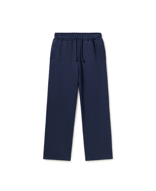 450 GSM 'Navy Blue' Straight-leg Pants