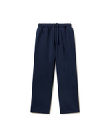 600 GSM 'Navy Blue' Straight-leg Pants