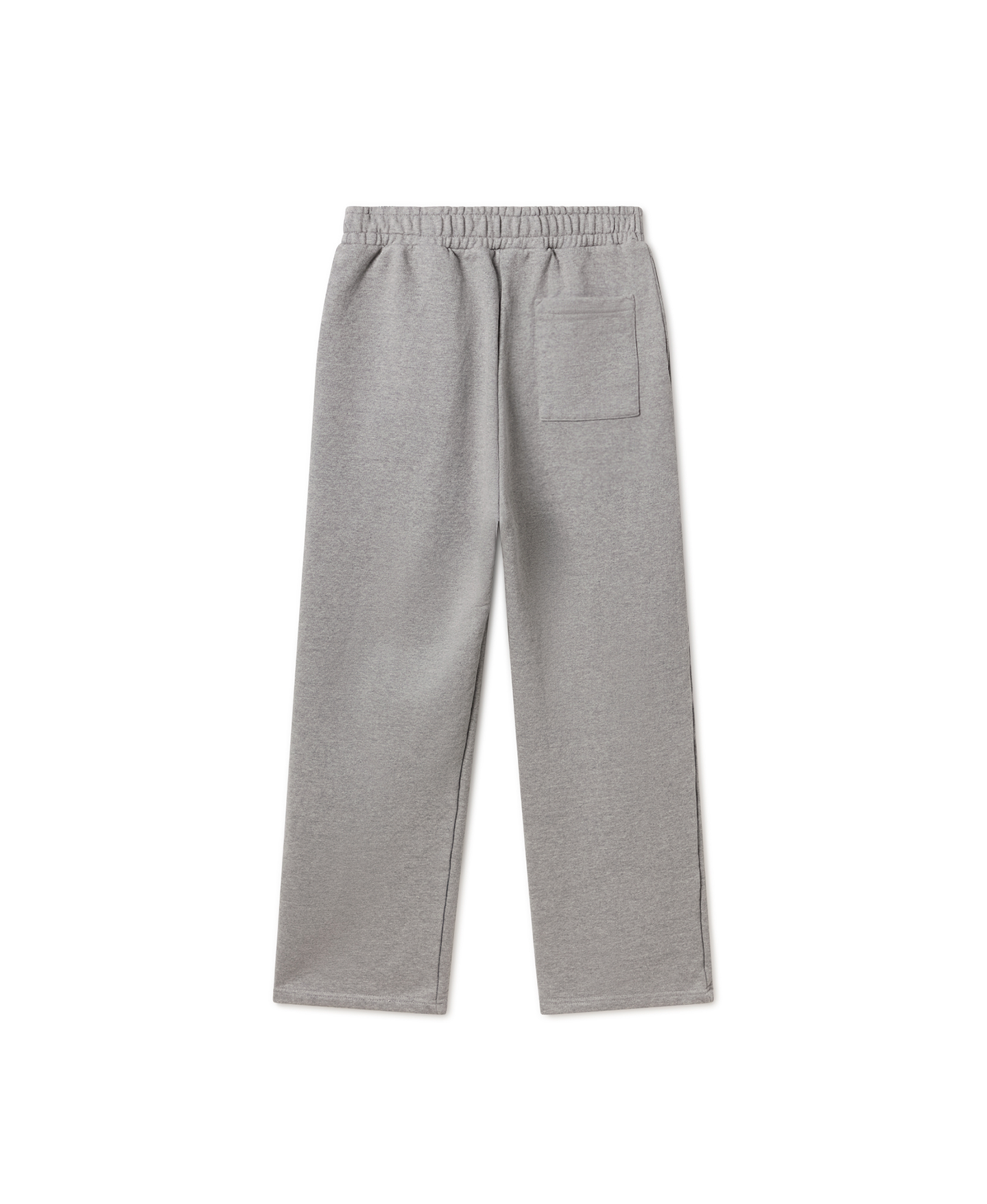 600 GSM 'Ash Gray' Straight-leg Pants