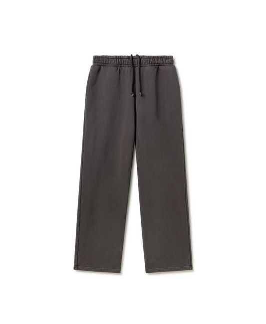 600 GSM 'Anthracite' Straight-leg Pants