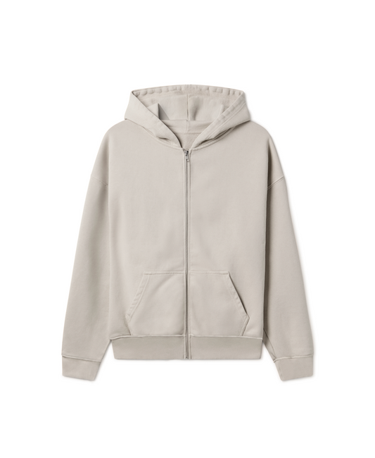 600 GSM 'Ecru' Zipper