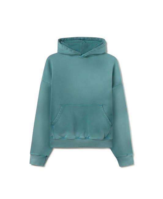 750 GSM 'Faded Teal' Hoodie