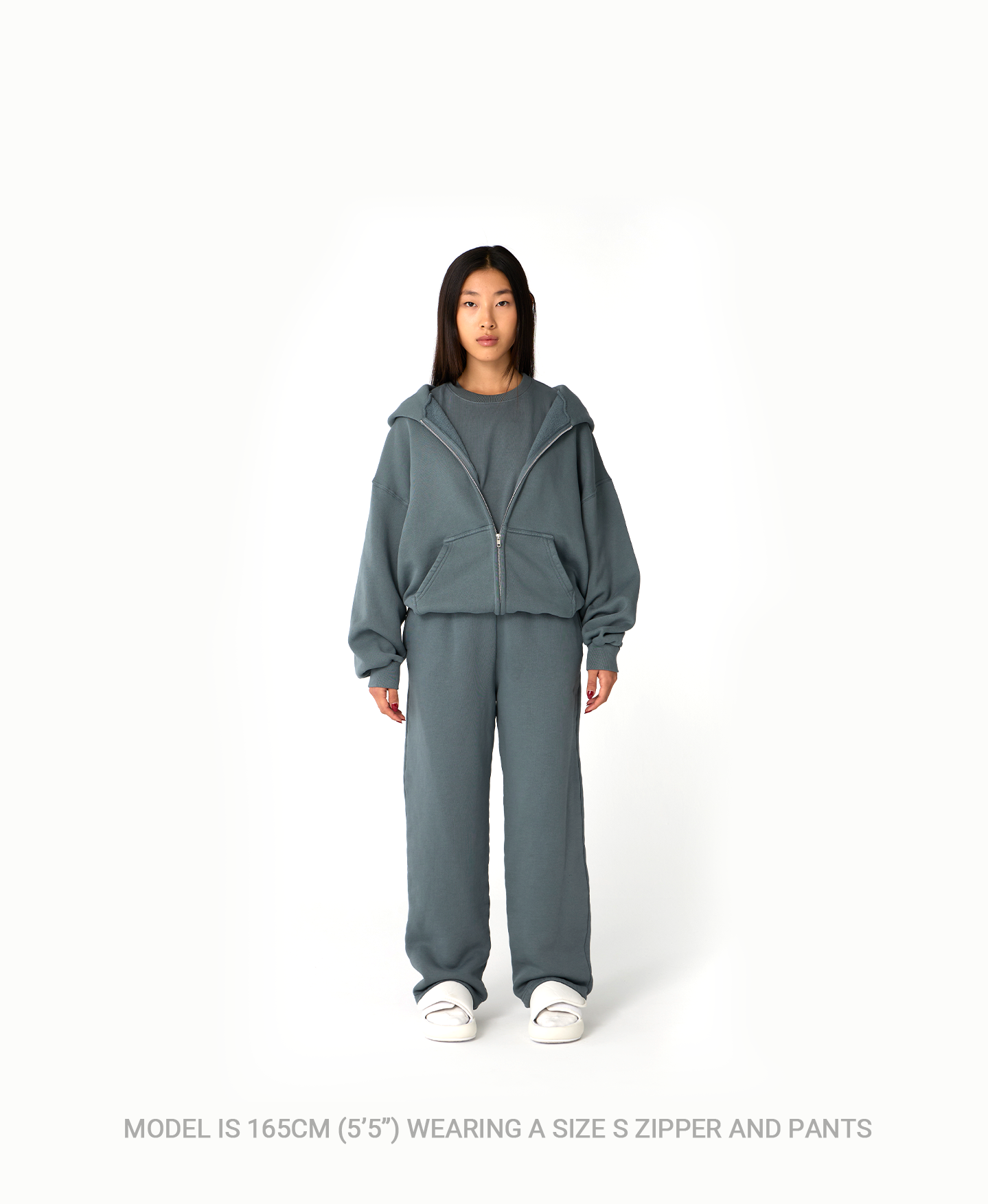 450 GSM ‘Olive’ Zipper
