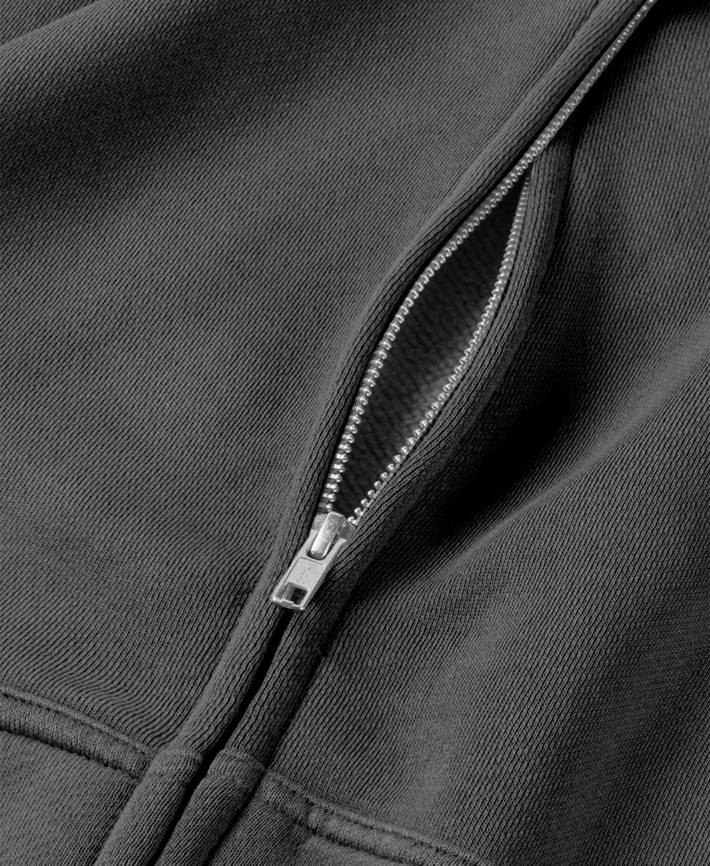 450 GSM ‘Anthracite’ Zipper