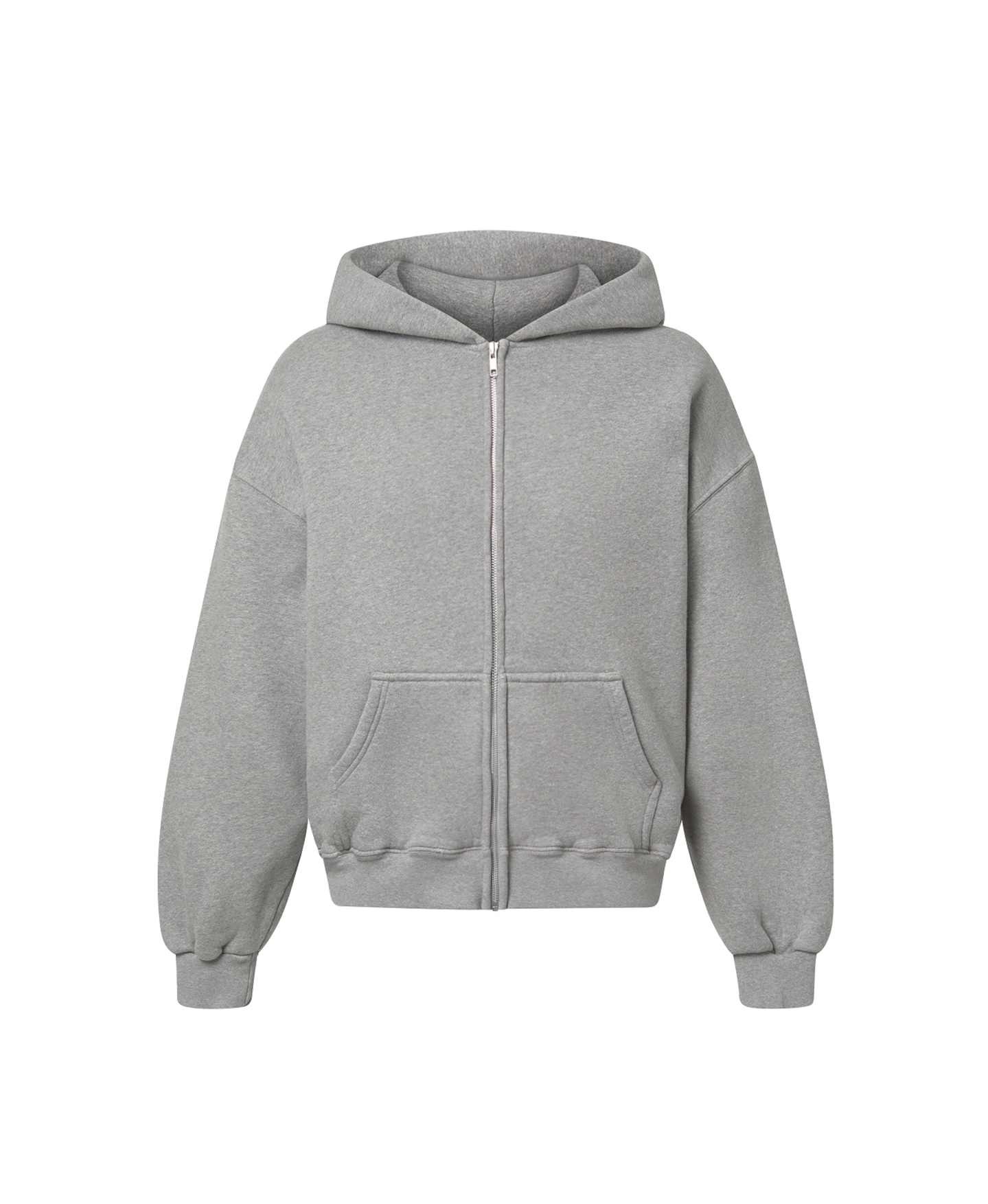 450 GSM ‘Ash Gray’ Zipper