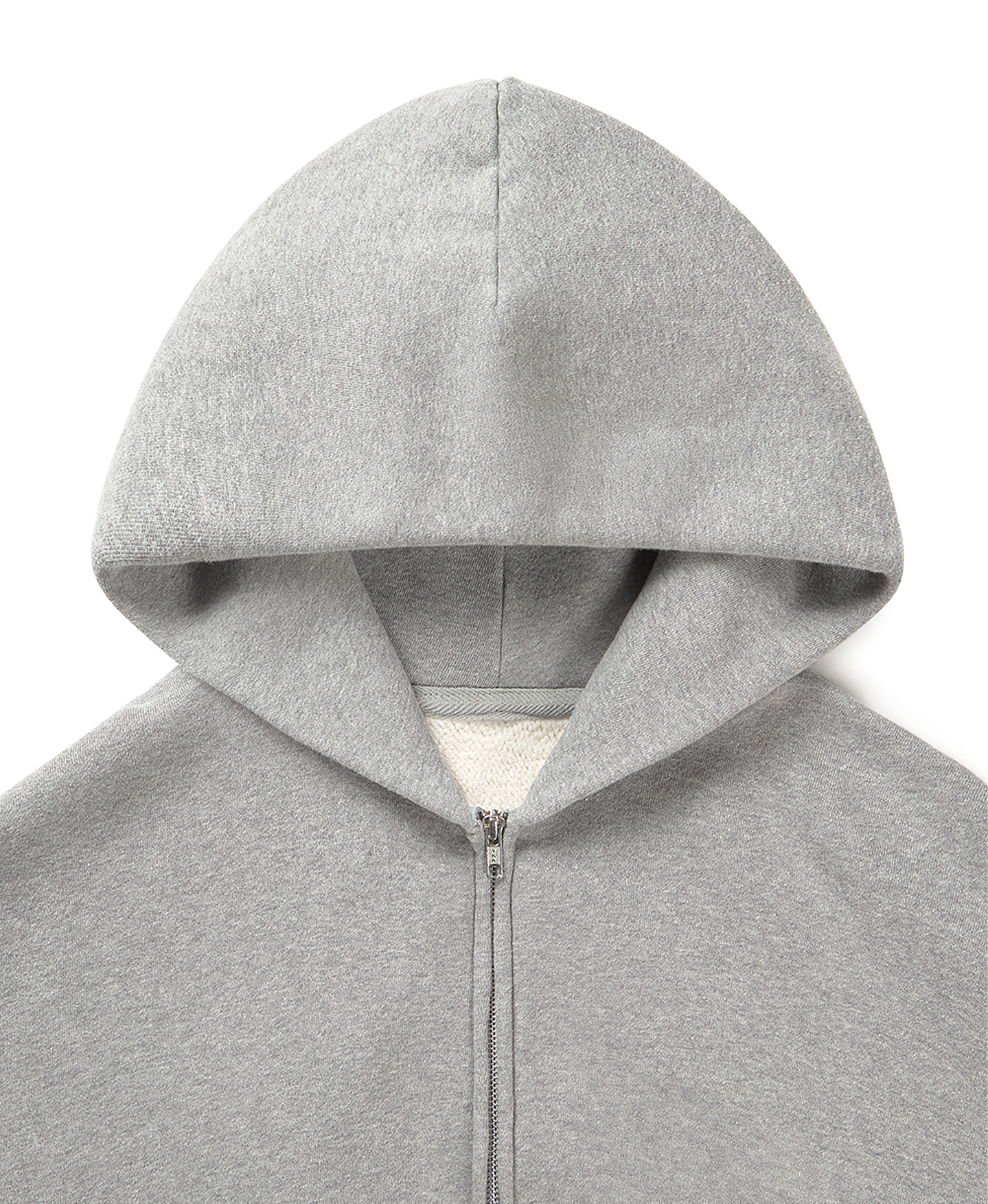 450 GSM ‘Ash Gray’ Zipper