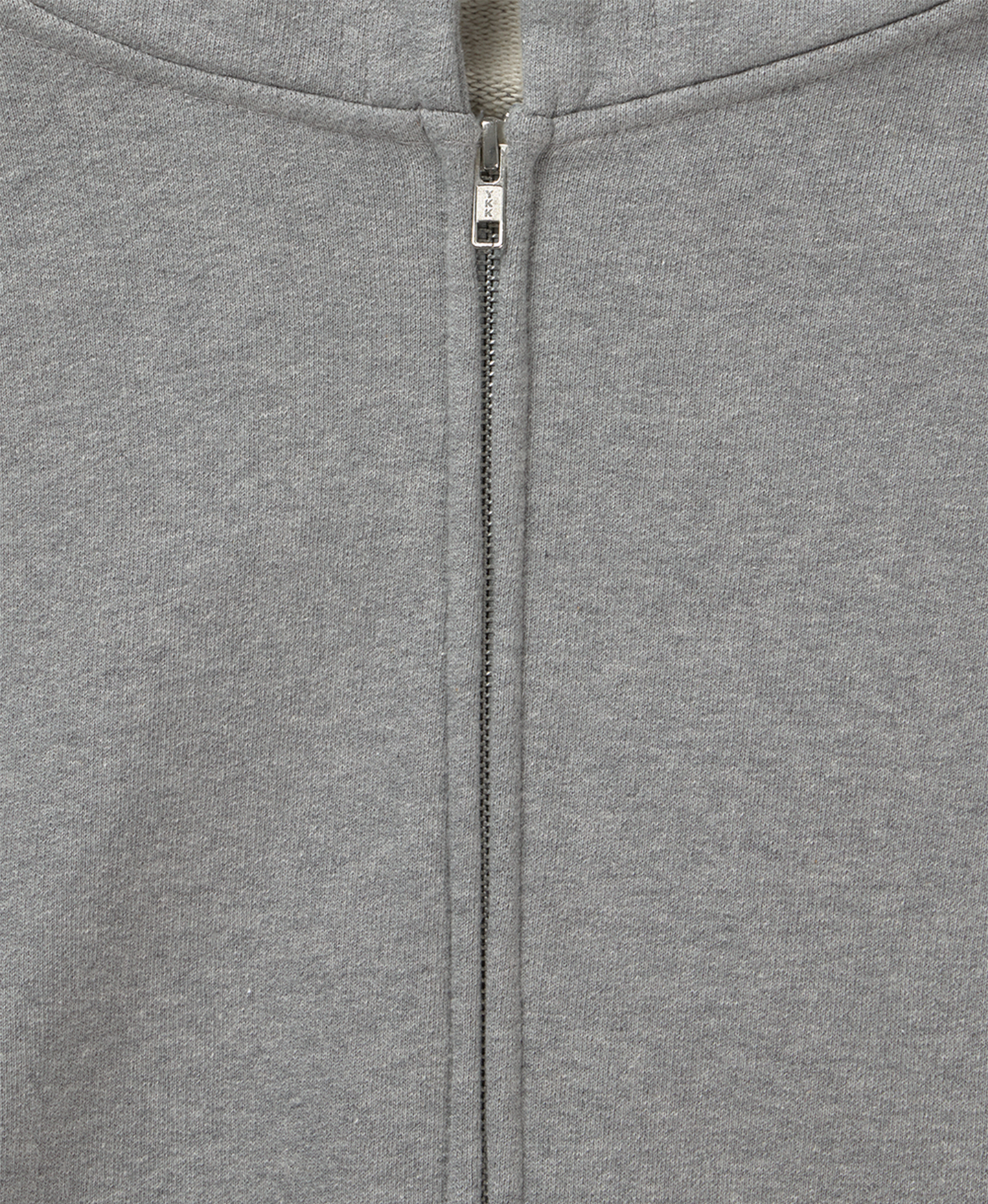 600 GSM 'Ash Gray' Zipper