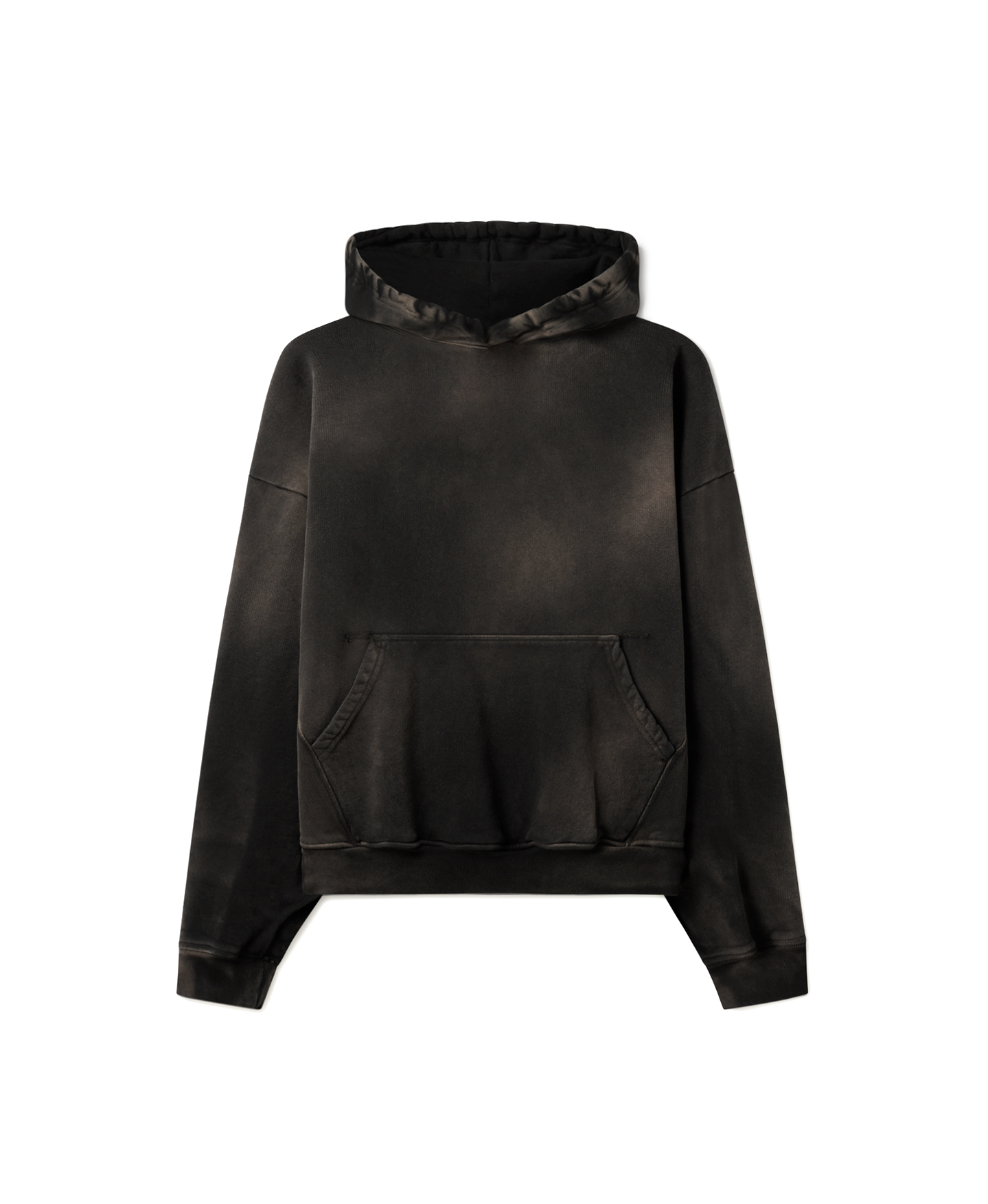 700 GSM Faded Black Hoodie