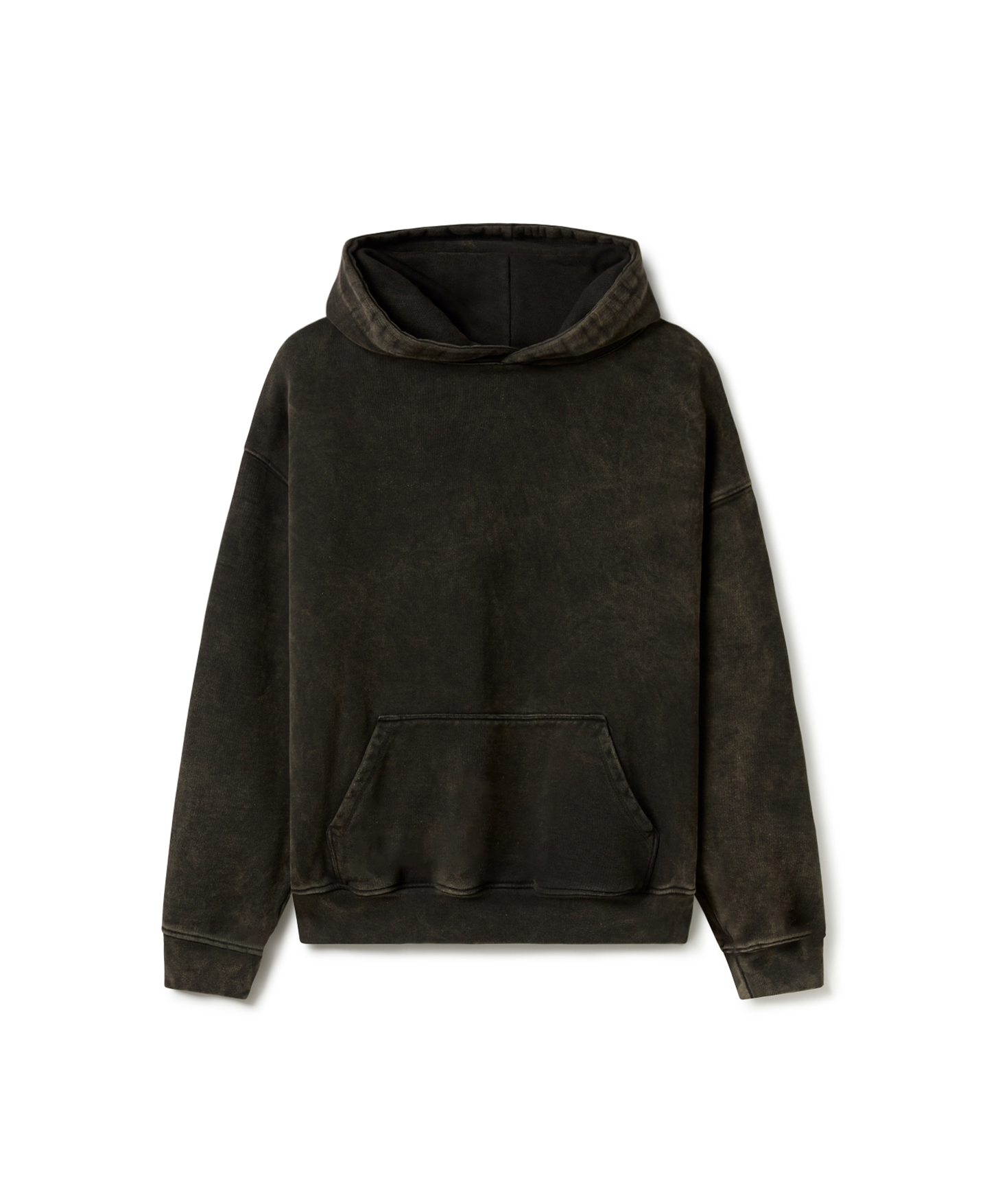 600 GSM 'Bleach Black' Hoodie – Velour Garments