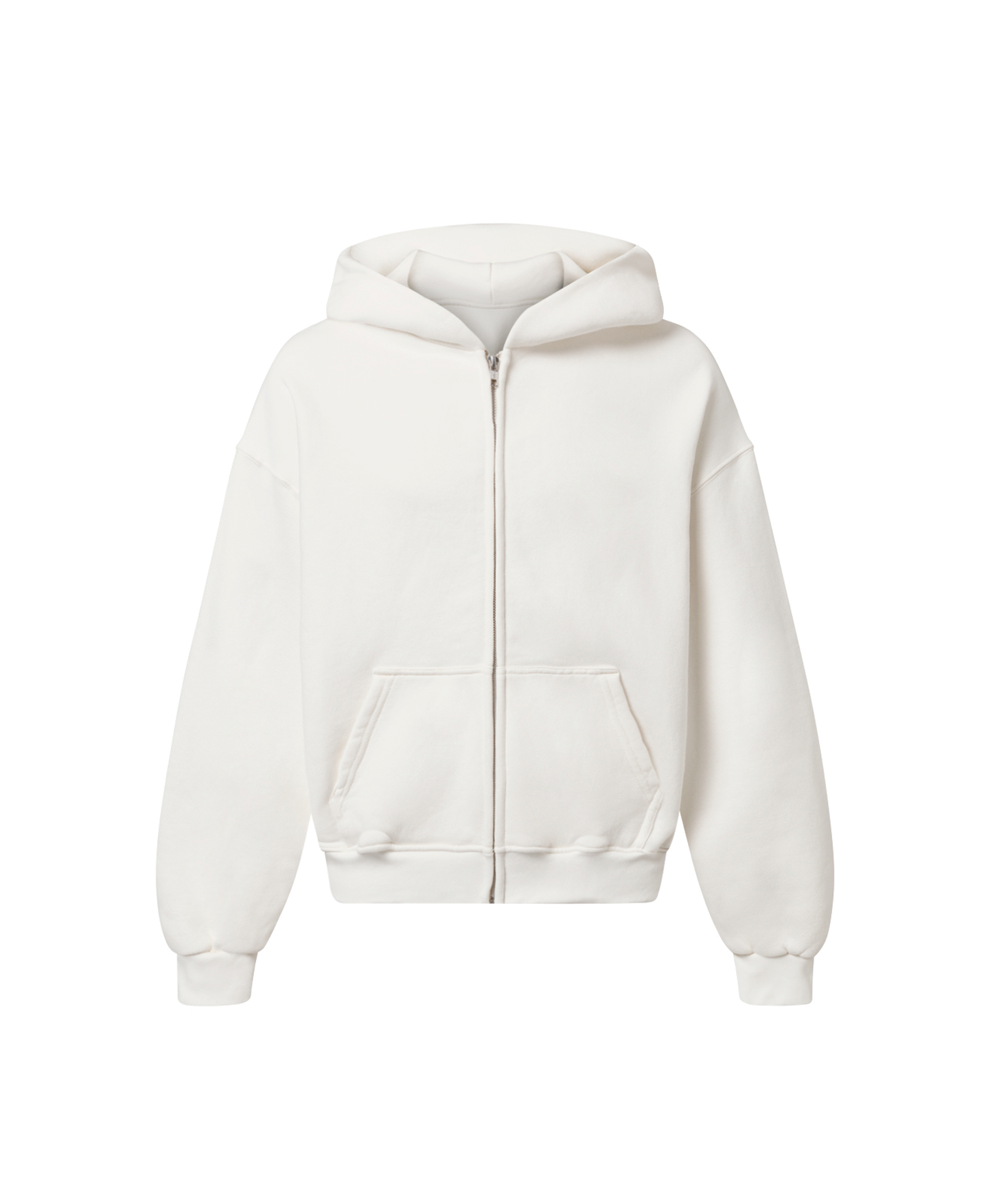 450 GSM 'Bone White' Zipper