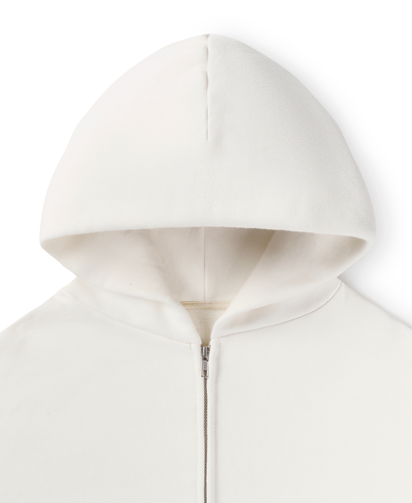 450 GSM 'Bone White' Zipper