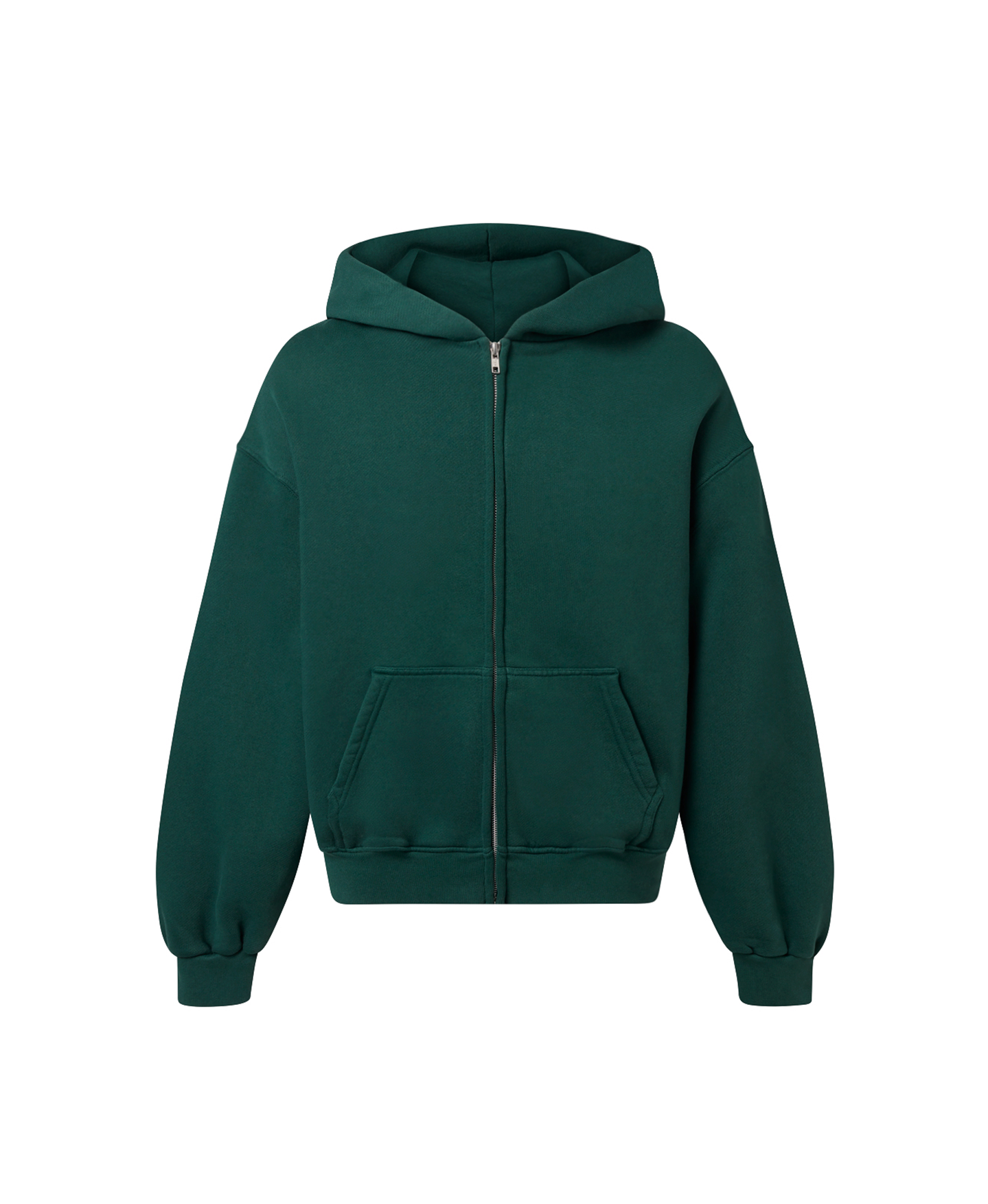 450 GSM 'British Racing Green' Zipper