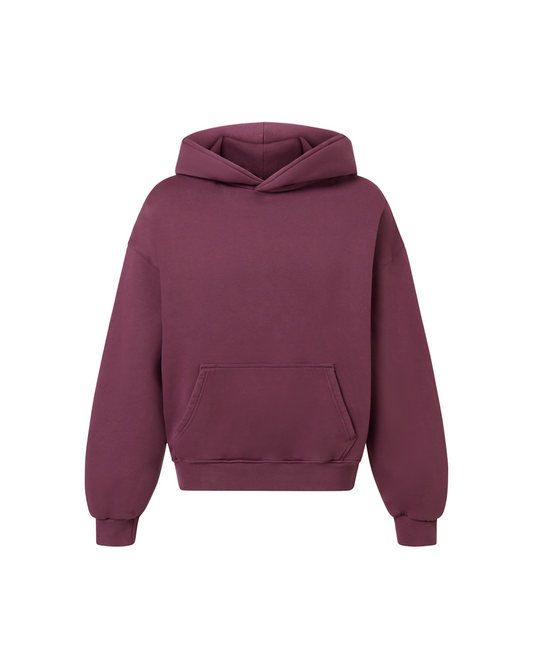 450 GSM 'Wine' Hoodie