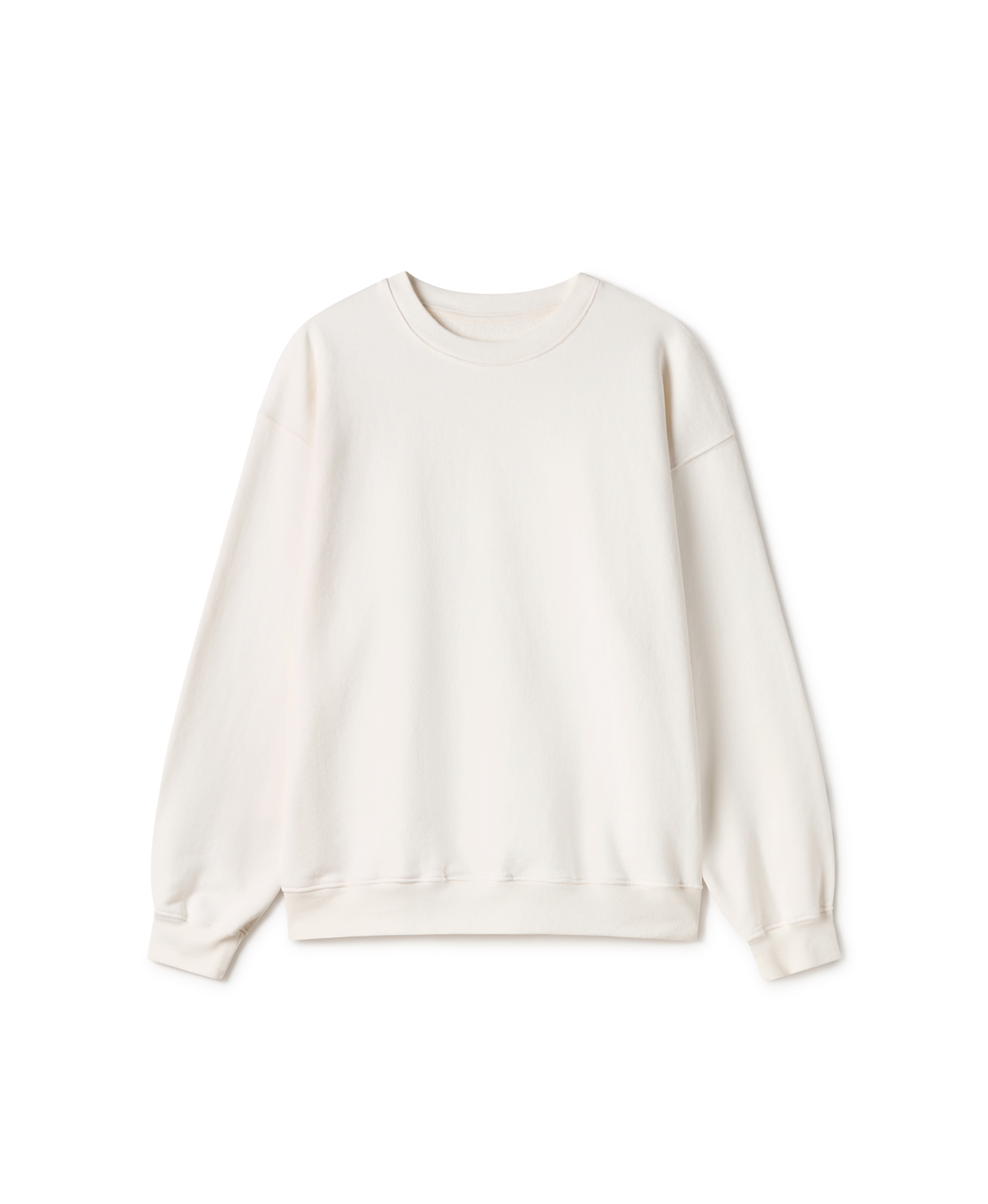 Plain white crew discount neck sweatshirt womens