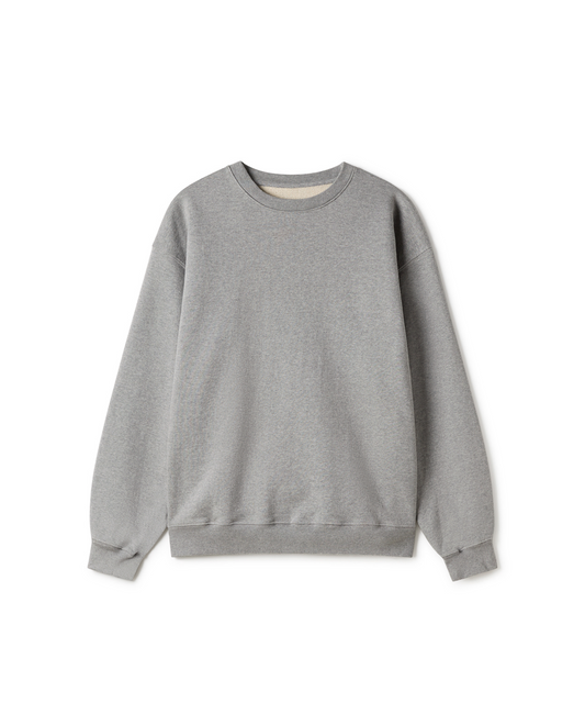 600 GSM 'Ash Gray' Crewneck