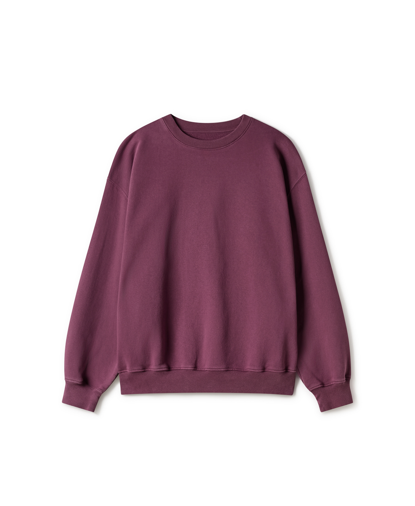 600 GSM 'Burgundy' Crewneck