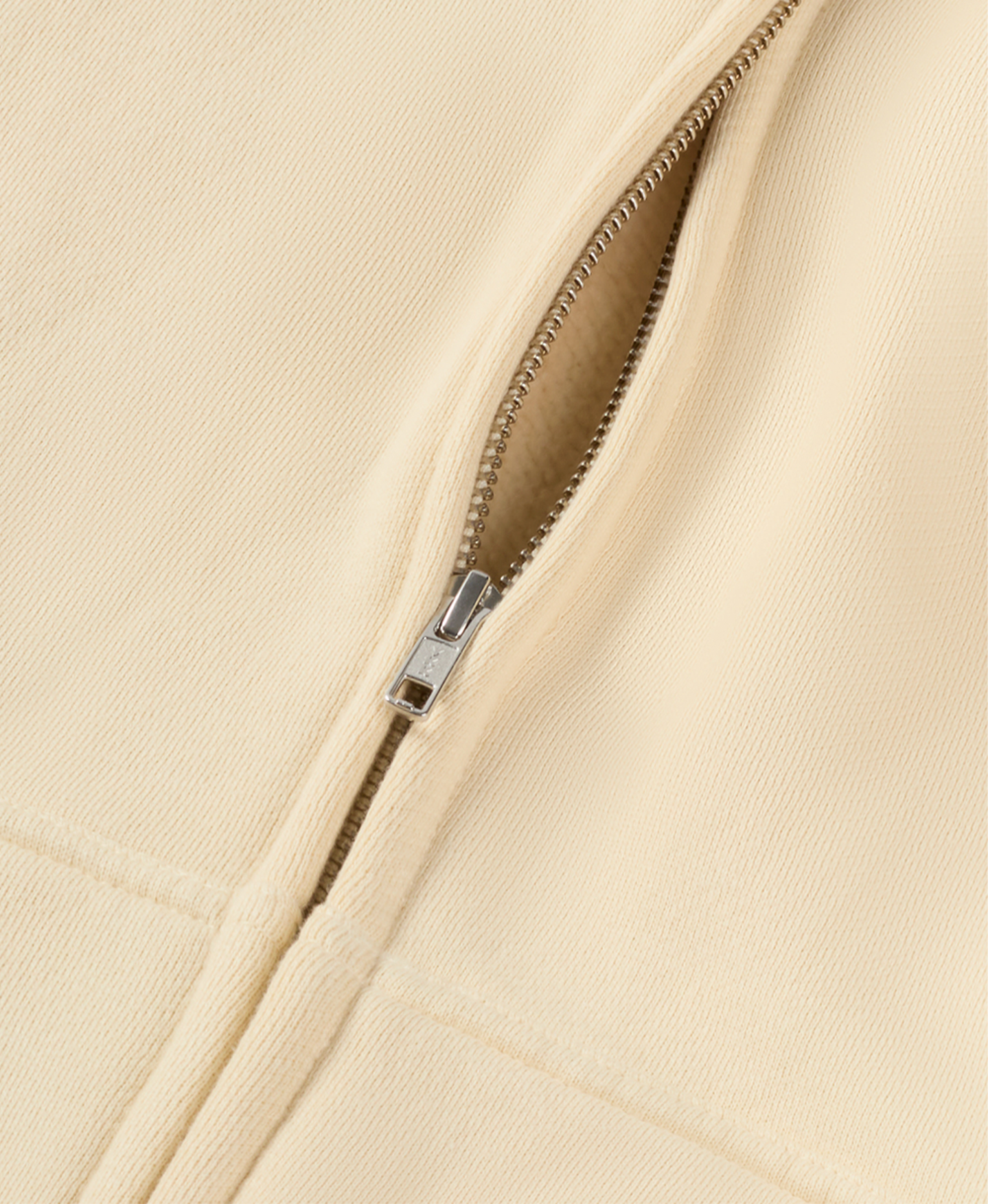 450 GSM 'Cloud Cream' Zipper