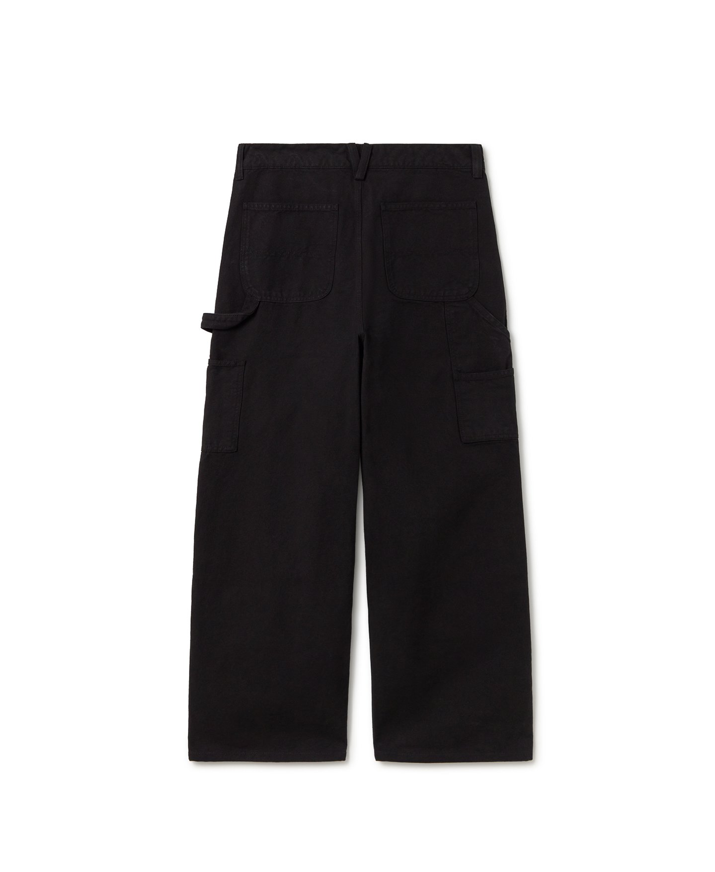 'Jet Black' Double Knee Pants