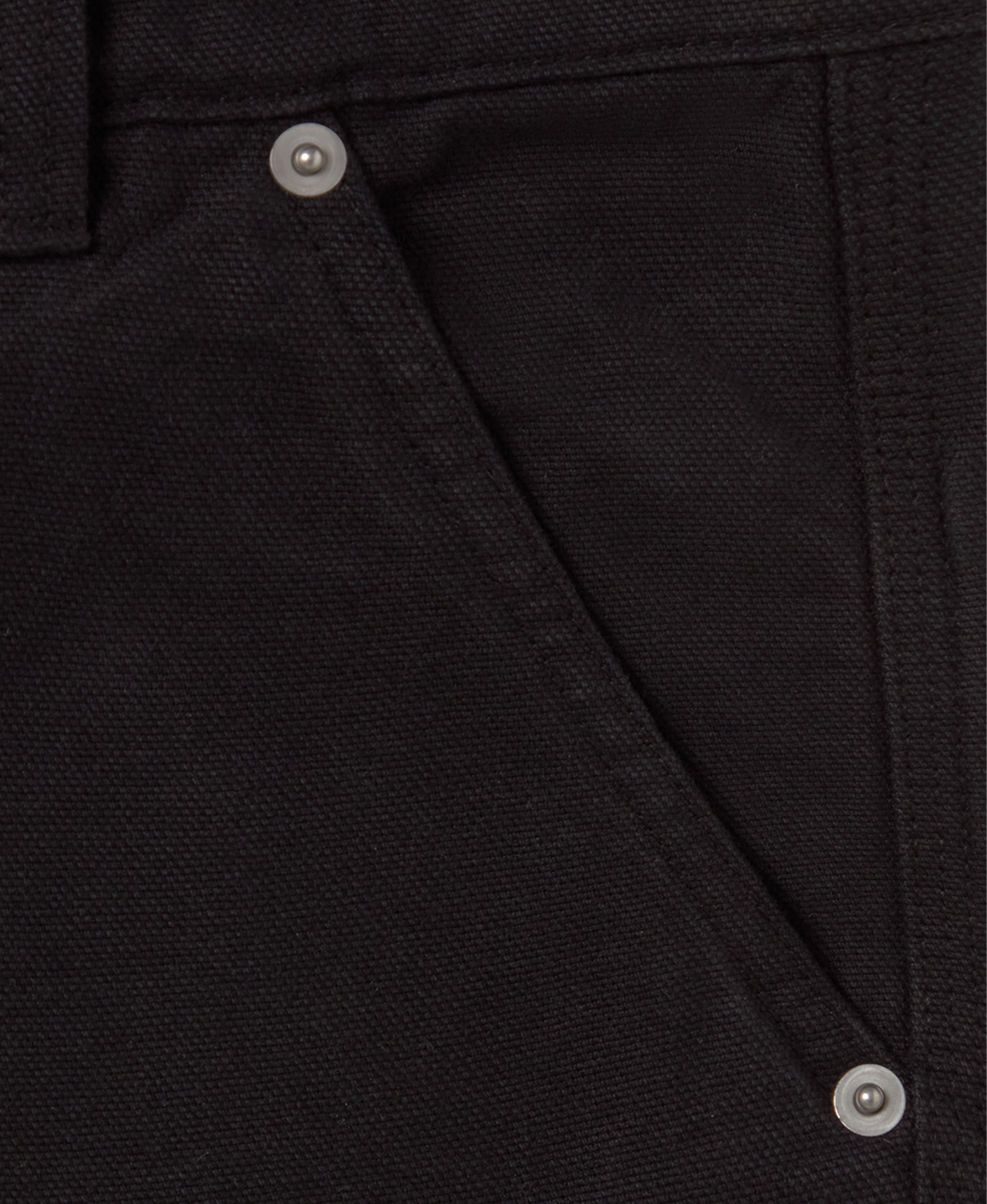 'Jet Black' Double Knee Pants