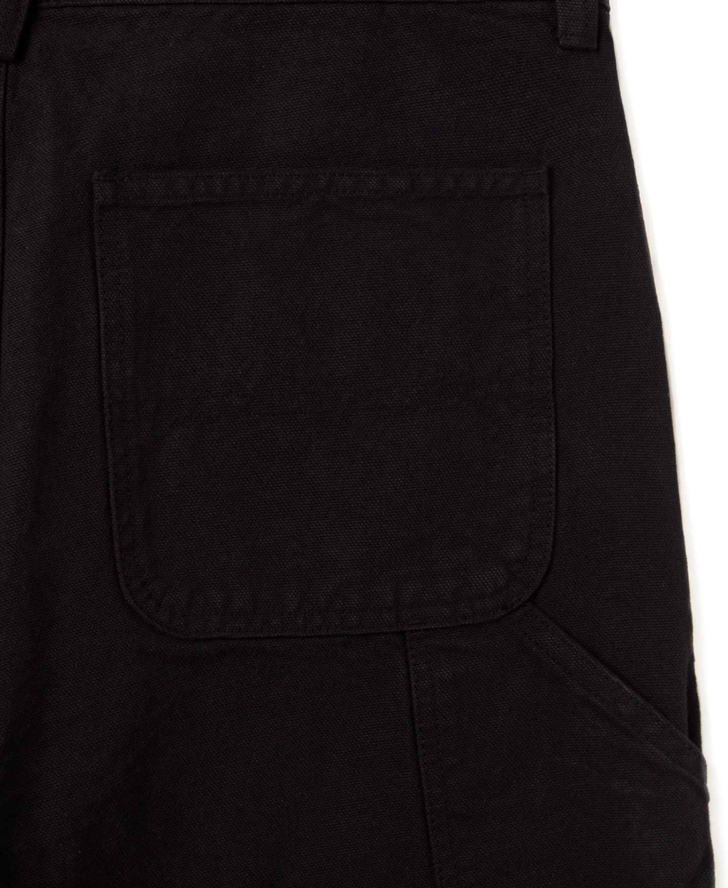'Jet Black' Double Knee Pants