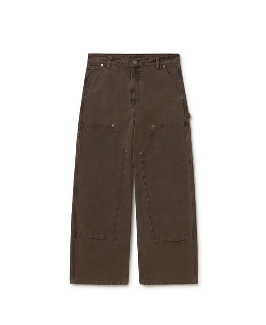 'Mocha Brown' Double Knee Pants