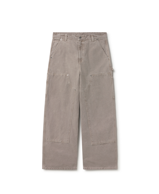 'Taupe' Double Knee Pants
