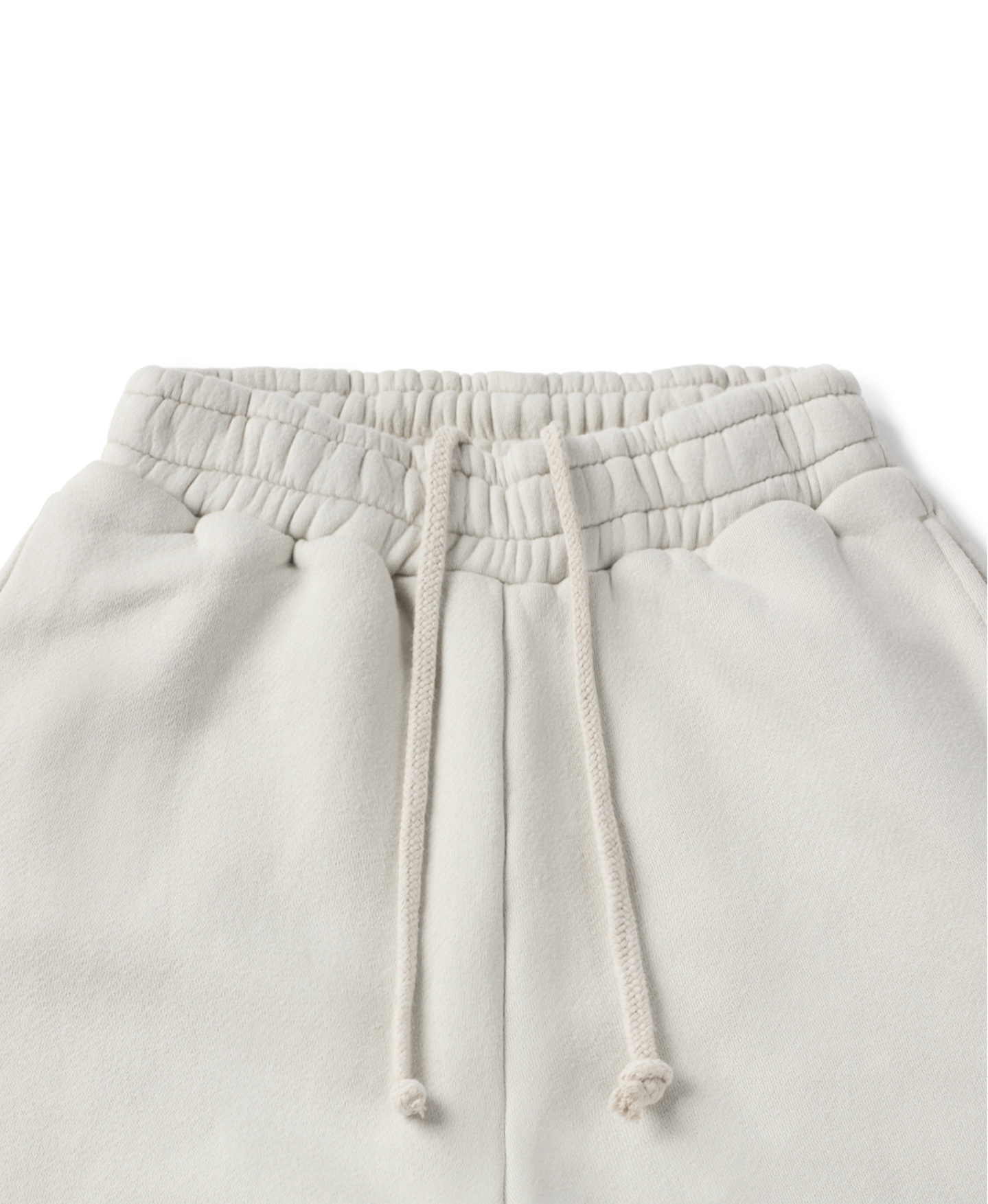450 GSM 'Ecru' Straight-leg Pants
