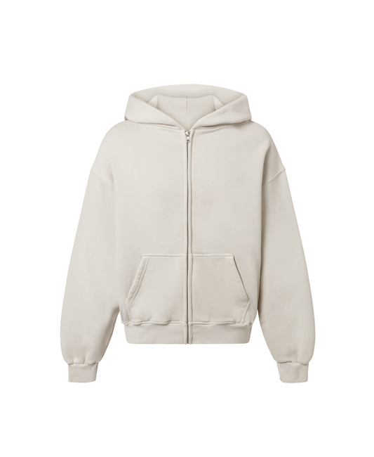 450 GSM 'Ecru' Zipper