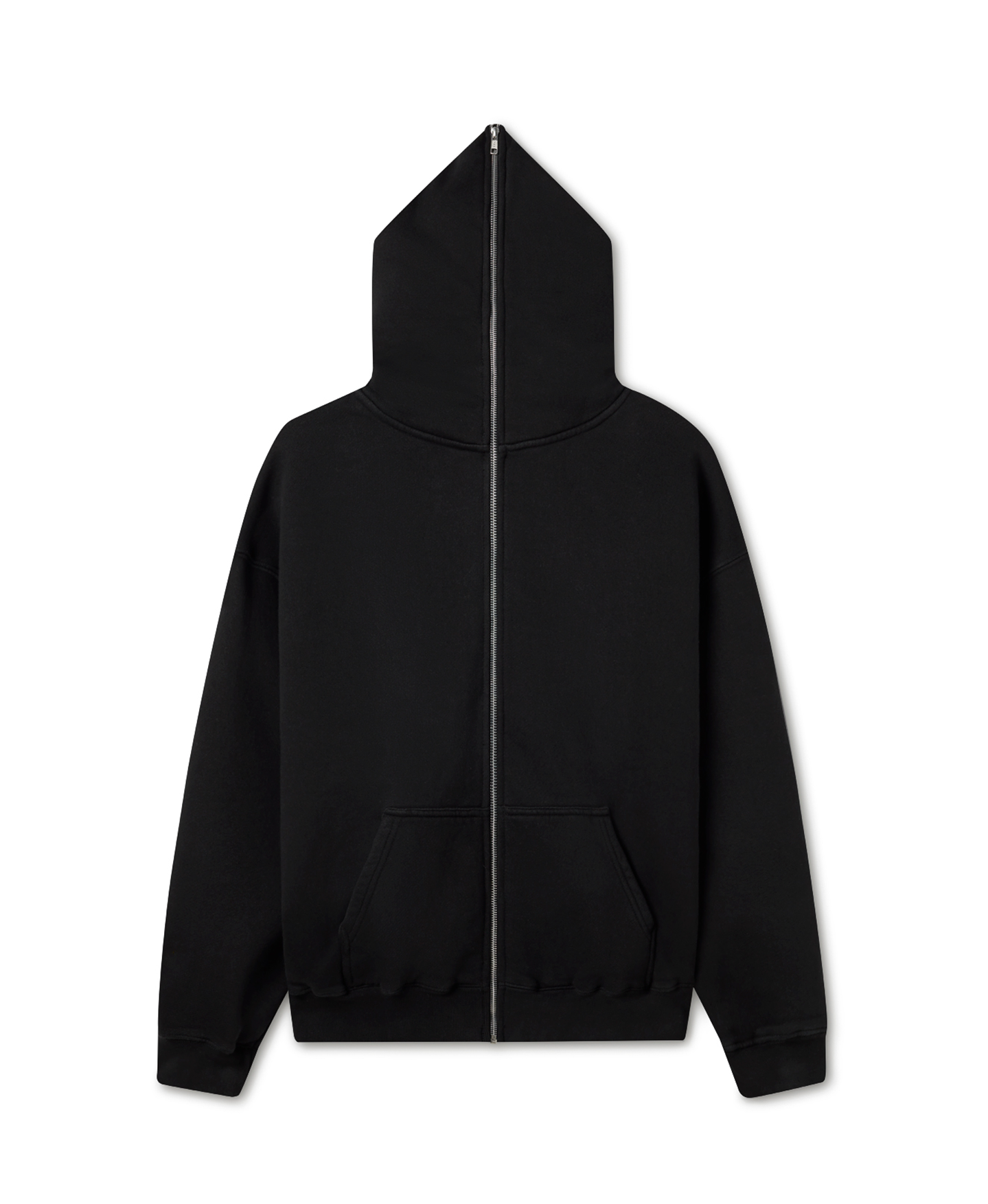 600 GSM 'Jet Black' Full-zip