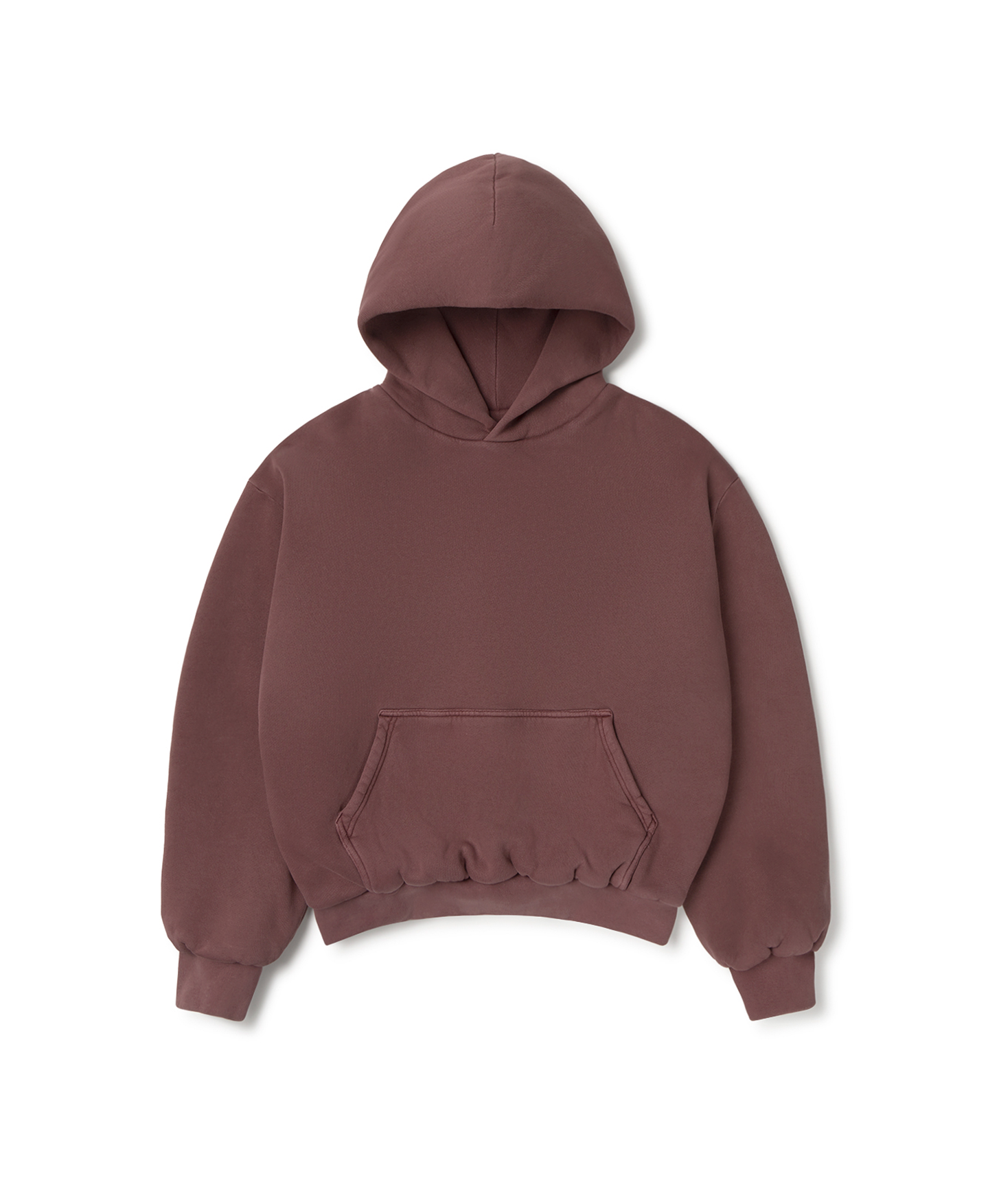 1000 GSM 'Burgundy' Double Hoodie
