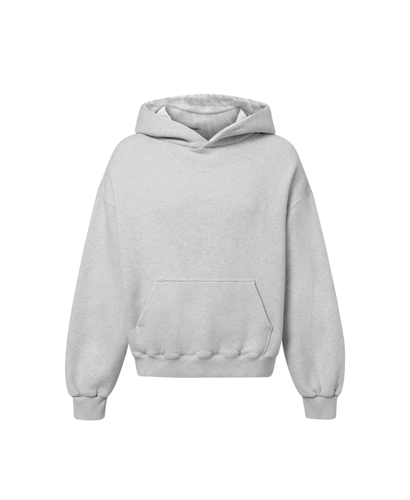 450 GSM Light Heather Gray Hoodie Velour Garments
