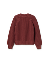 3 Gauge 'Dark Red' Knit