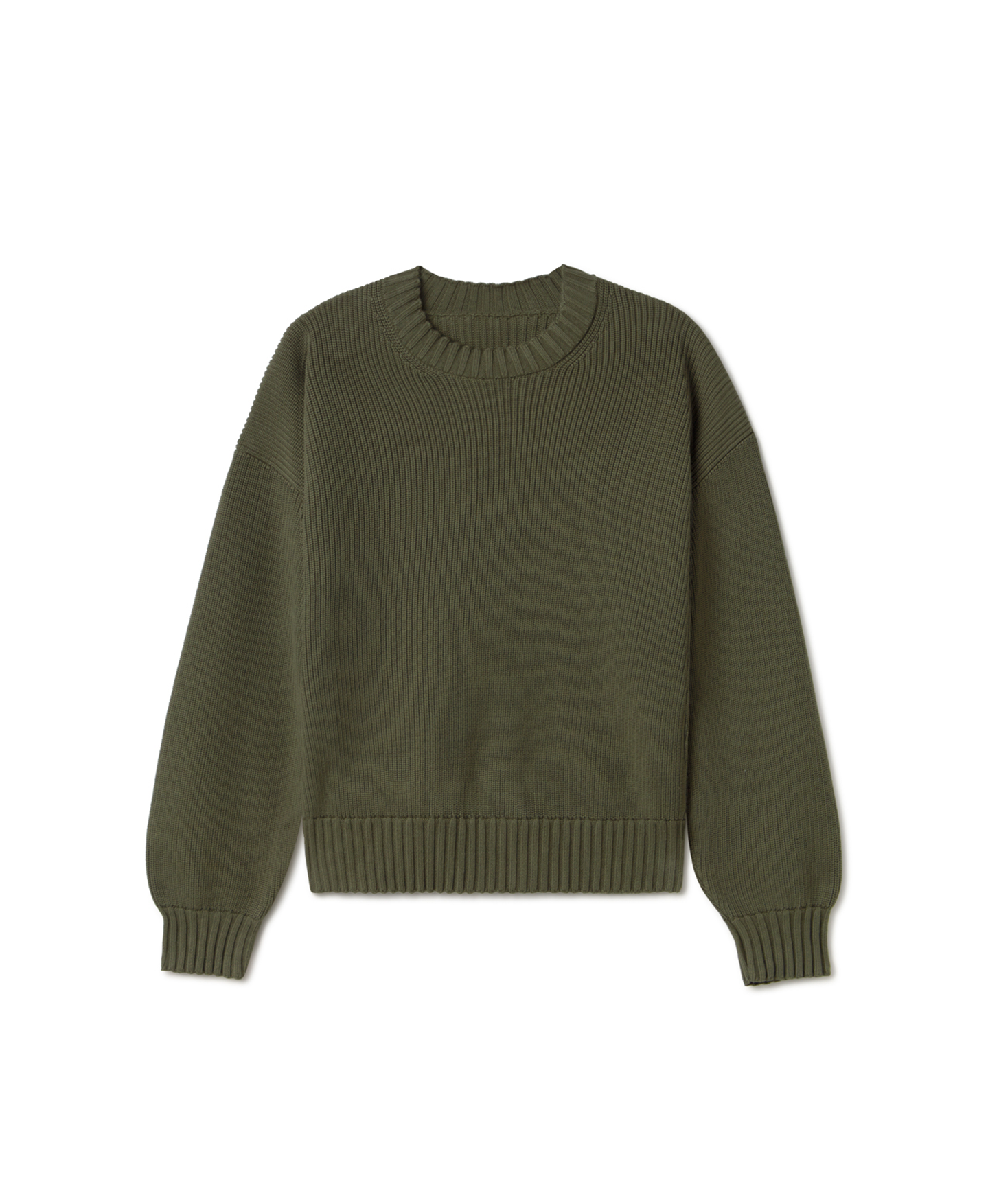 7 Gauge Olive Knit