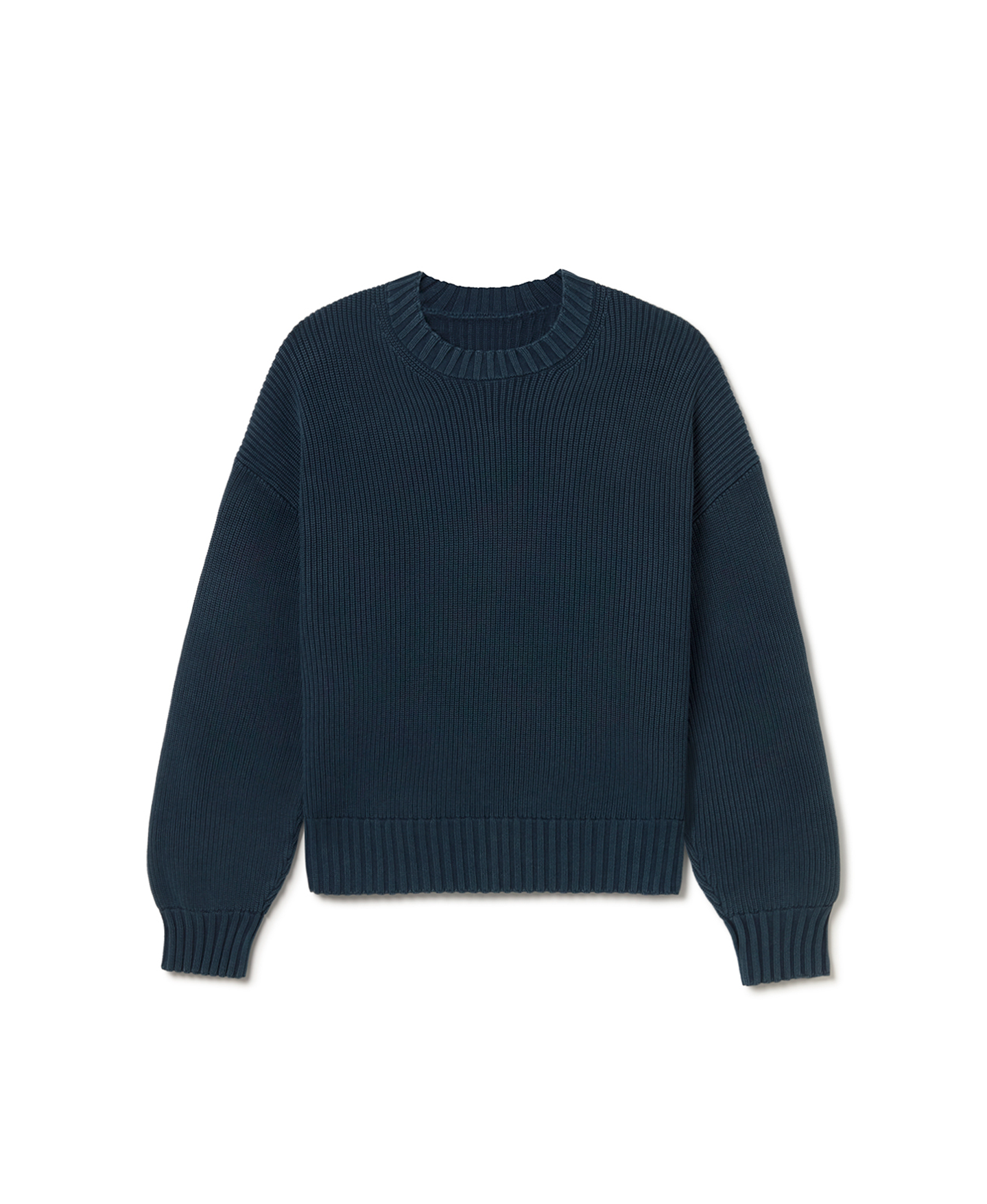 7 Gauge 'Vintage Navy' Knit