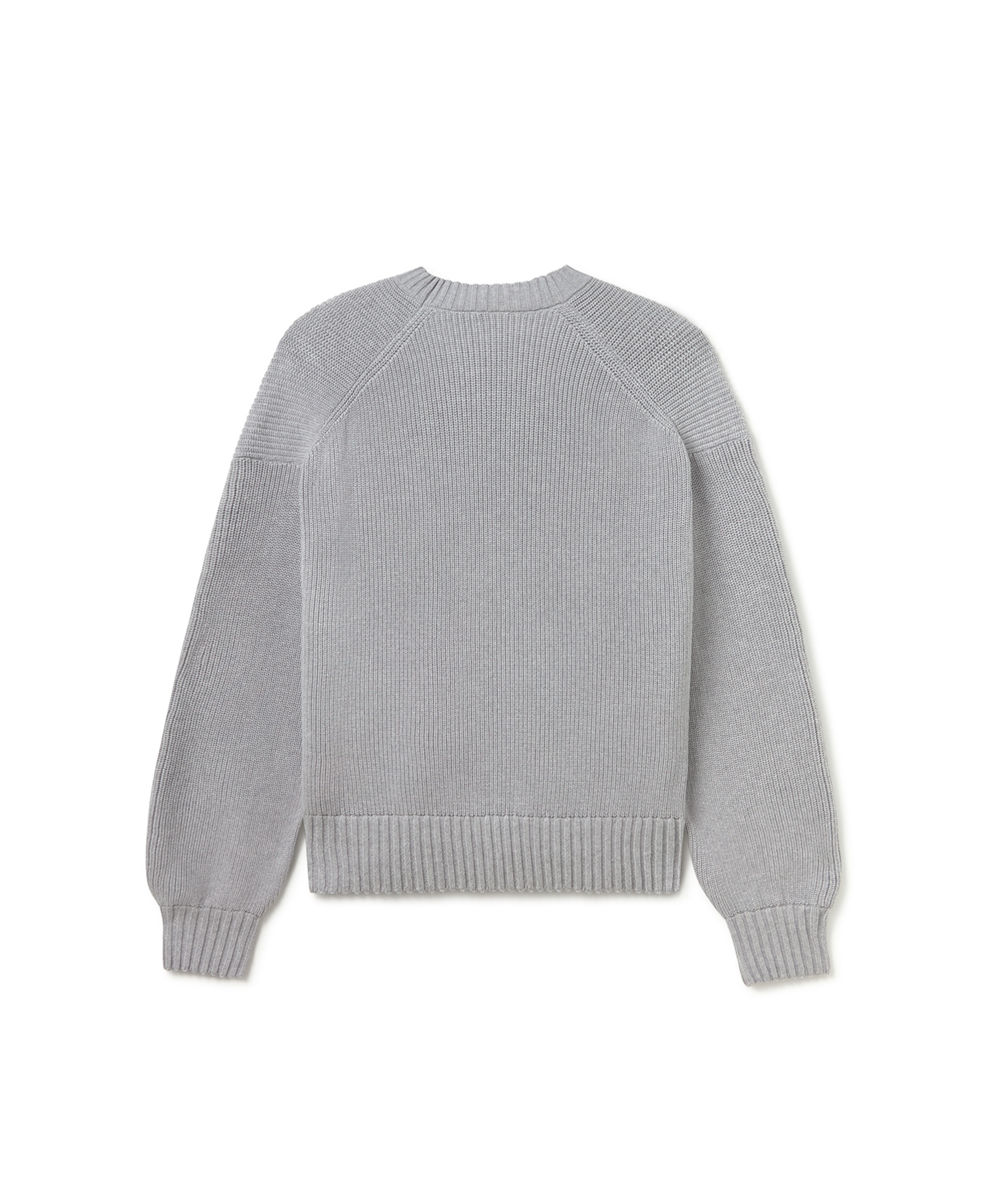 7 Gauge 'Light Heather Gray' Knit