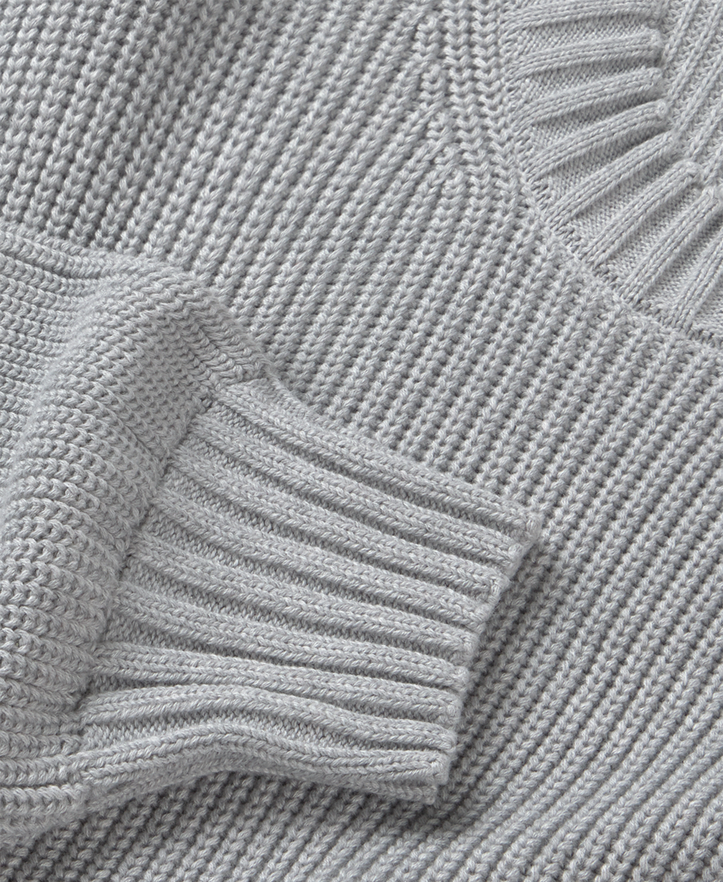 7 Gauge 'Light Heather Gray' Knit
