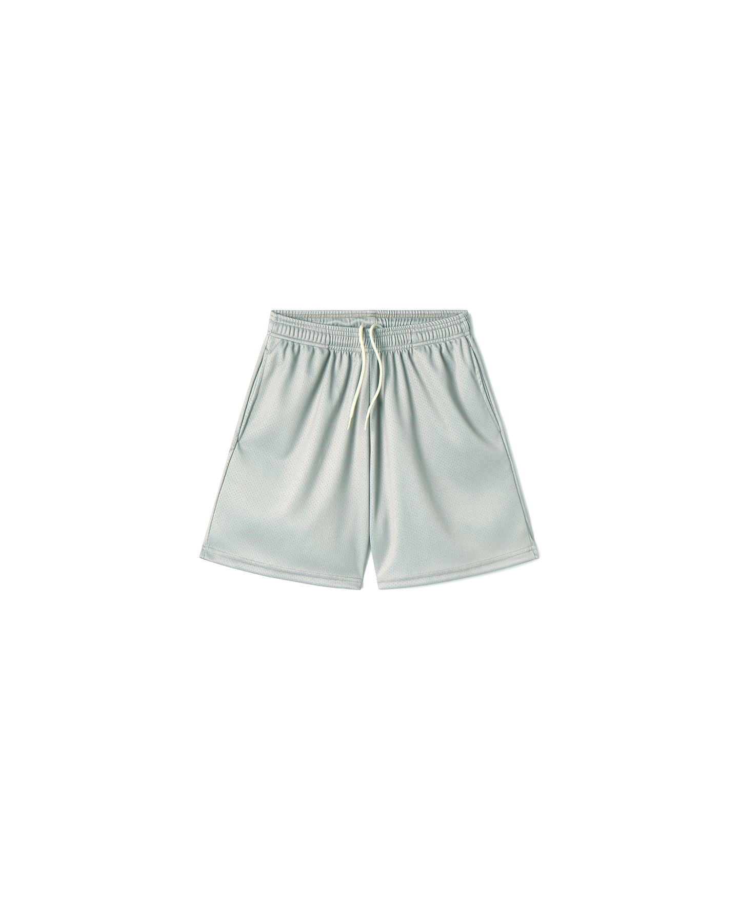 250 GSM 'Neutral Gray' Mesh Shorts