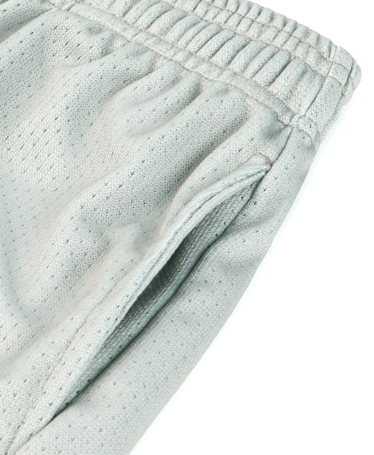 250 GSM 'Neutral Gray' Mesh Shorts