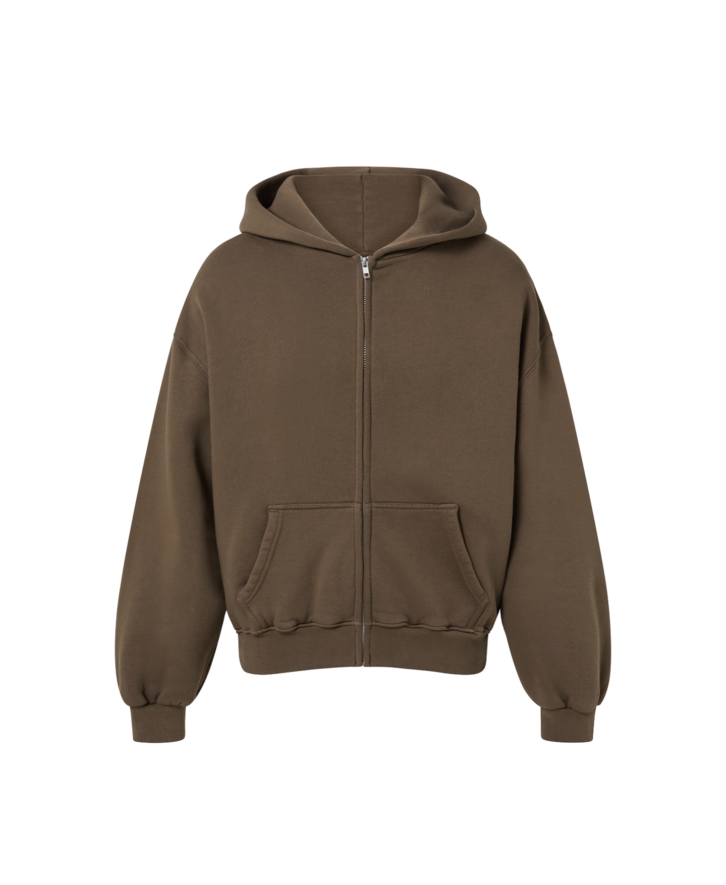 450 GSM 'Mocha Brown' Zipper