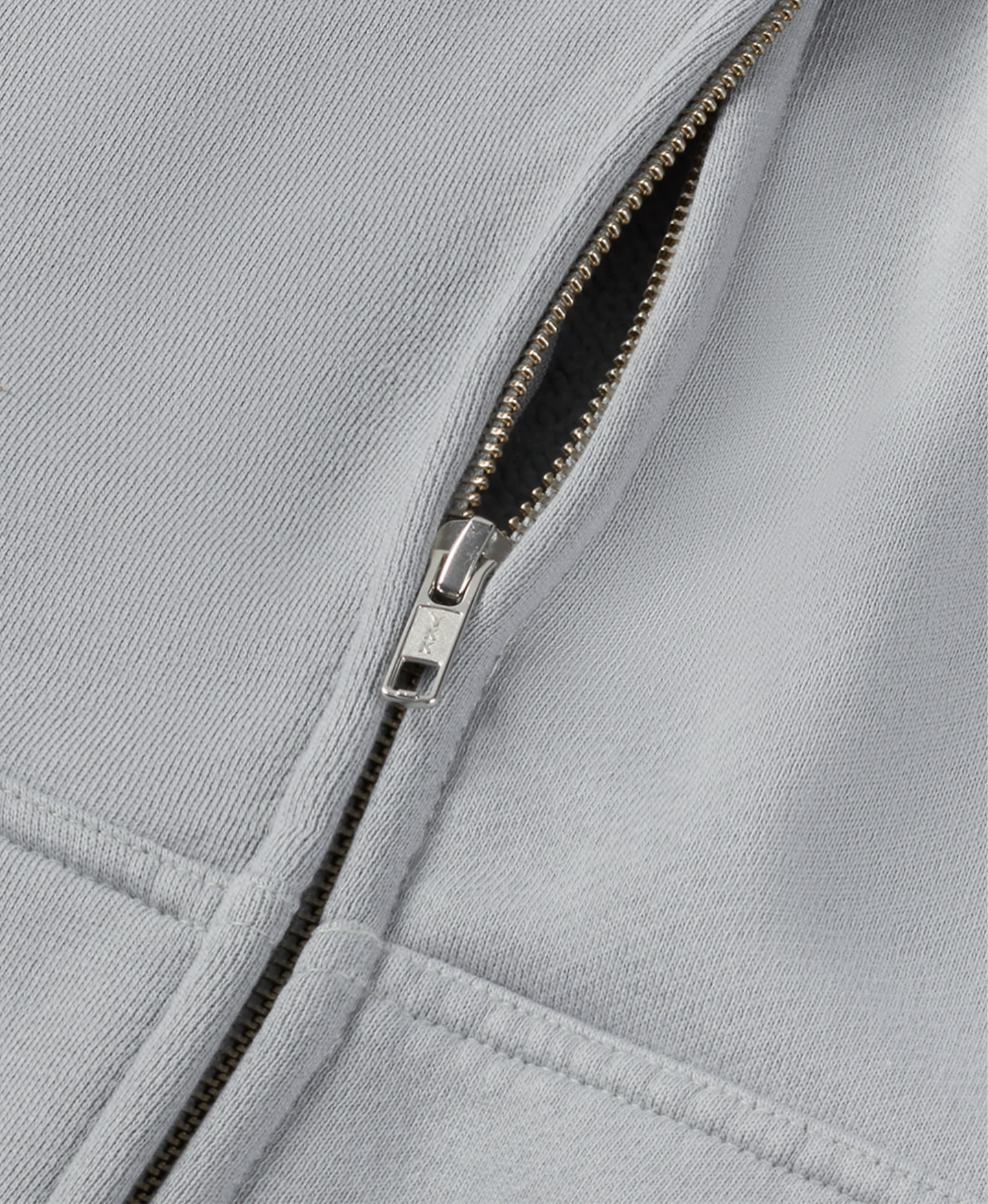 450 GSM 'Neutral Gray' Zipper