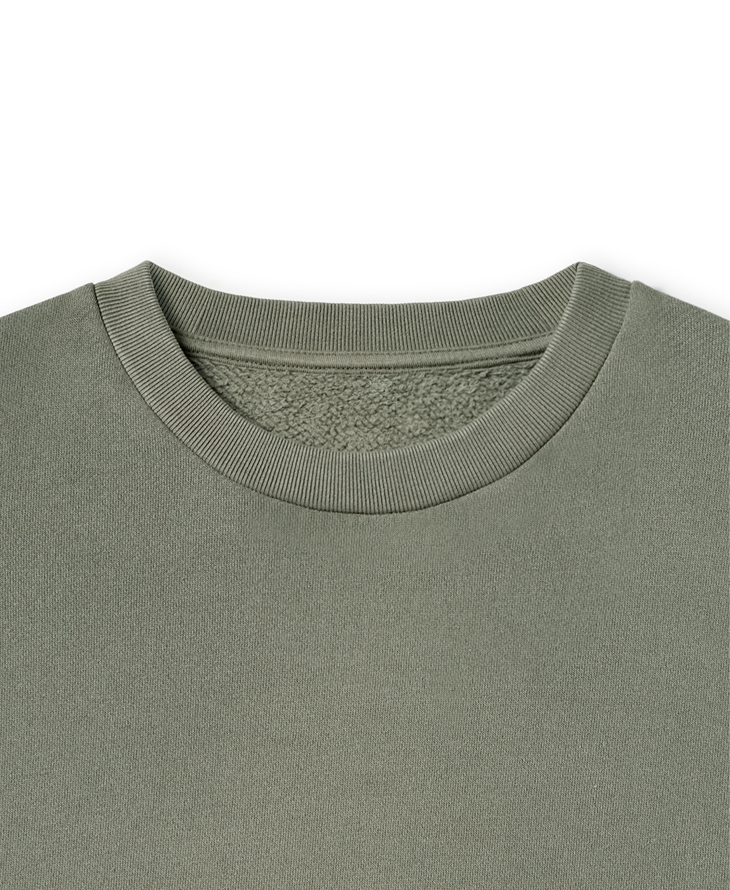 450 GSM 'Vintage Olive' Crewneck