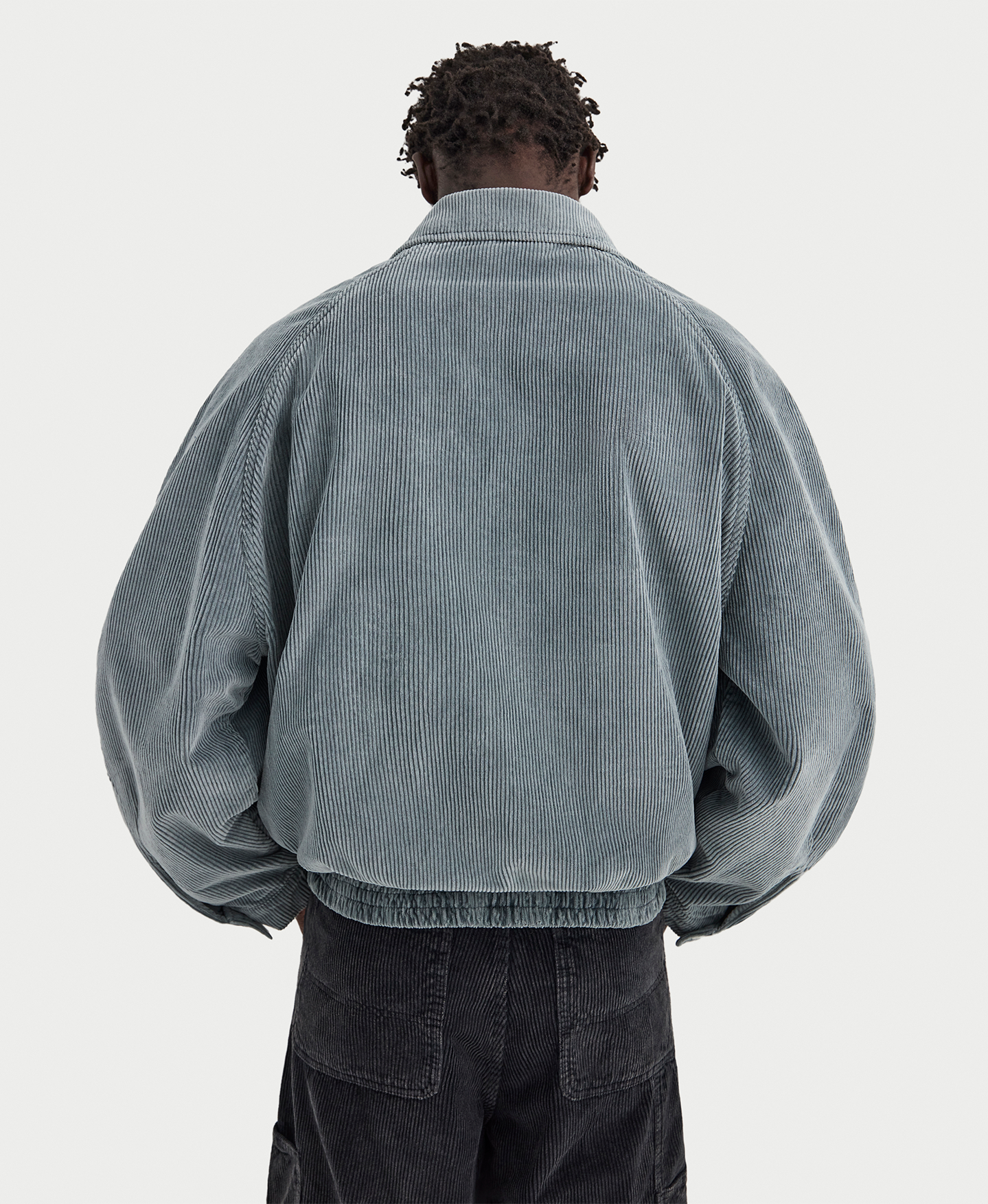 'Jet Black' Corduroy Jacket