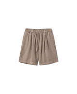 'Taupe' Linen Short Pants