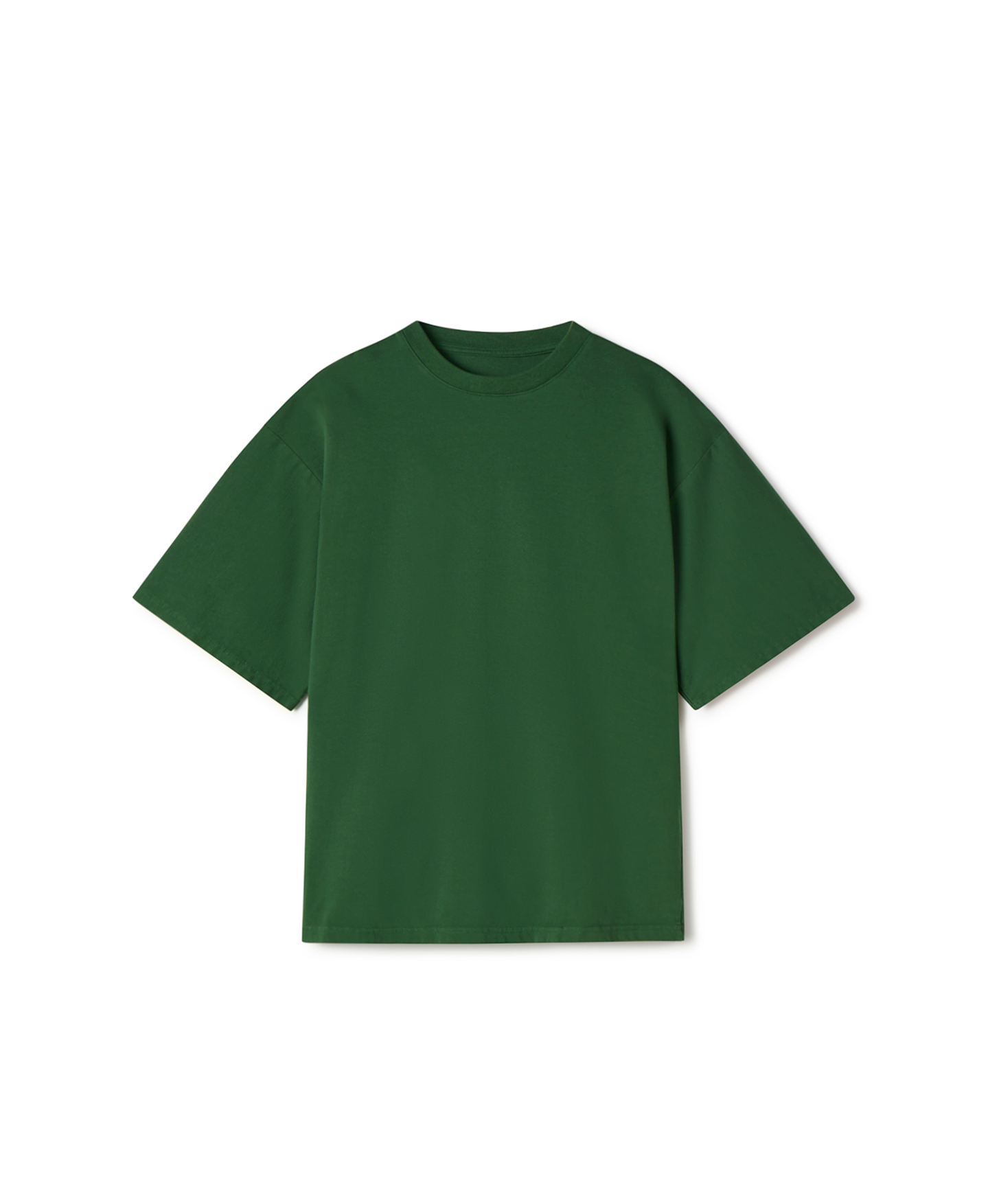 plain dark green shirt