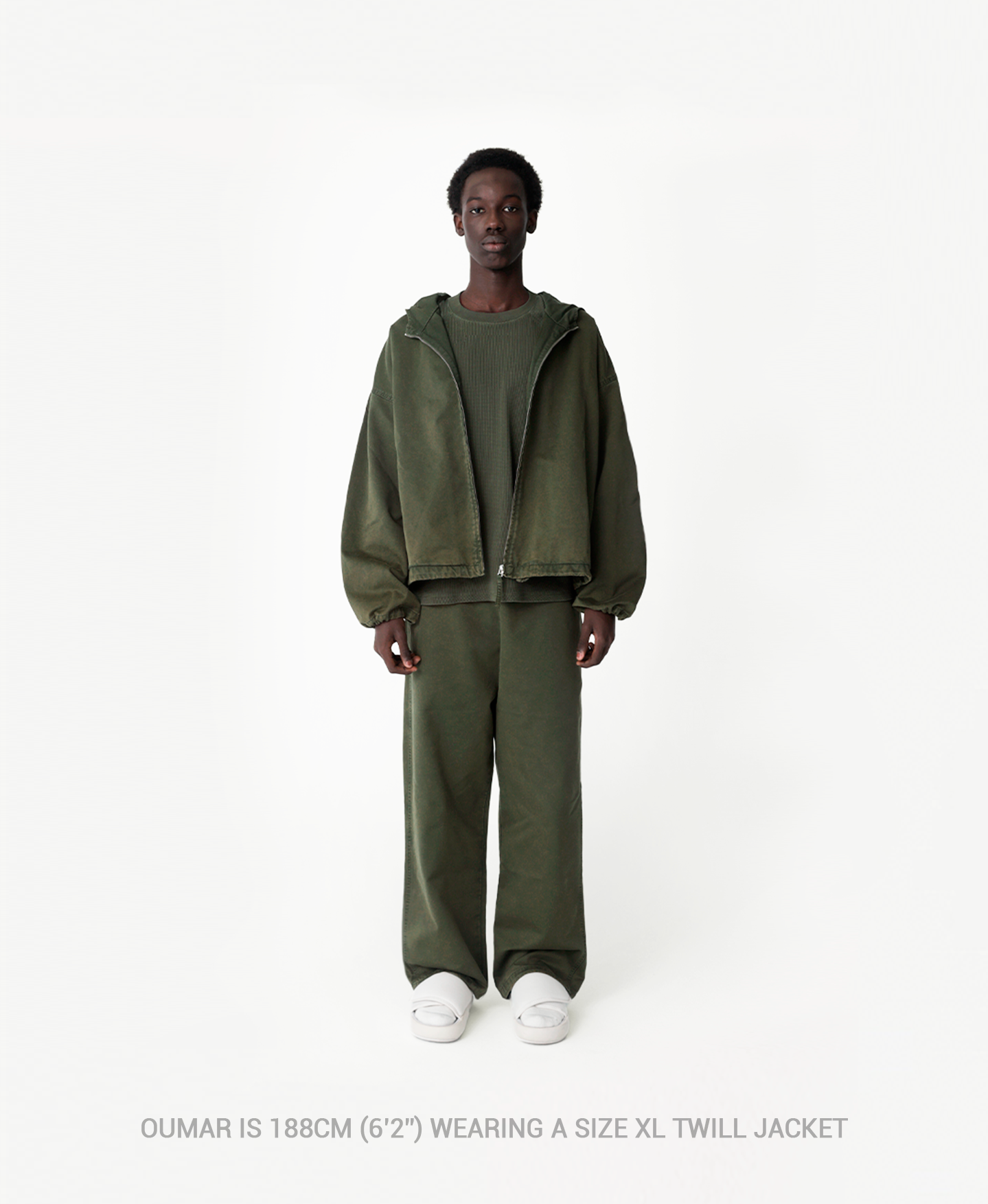 'Olive' Twill Jacket