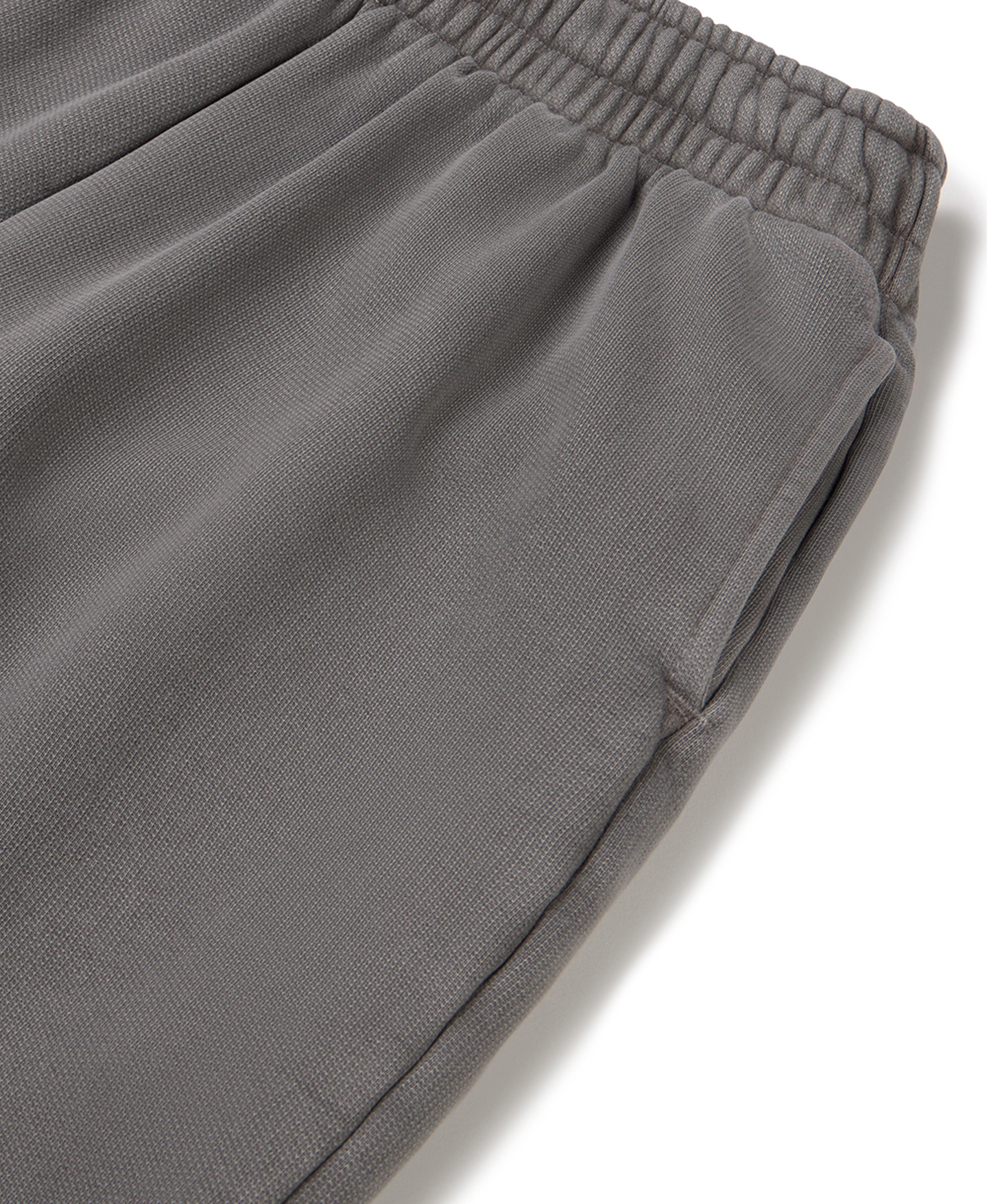 600 GSM 'Mud Gray' Straight-leg Pants