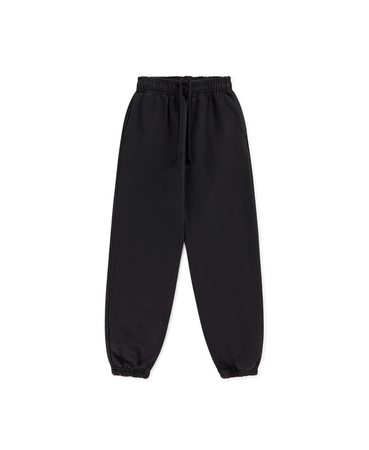 600 GSM 'Jet Black' Sweatpants